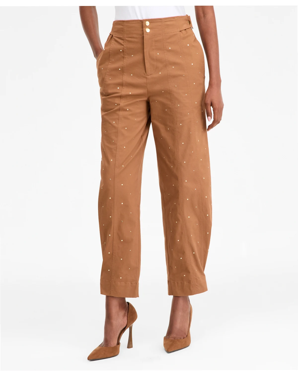 Women's Studded Tapered Pants, Macy's Exclusive