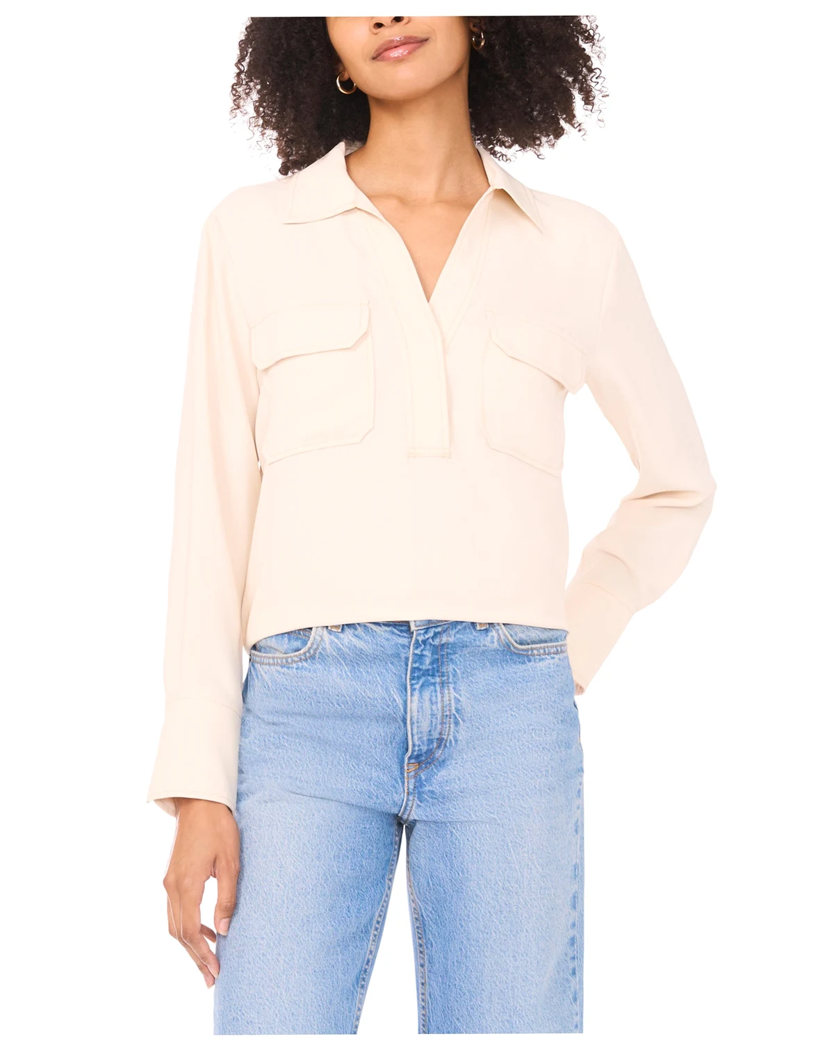 Women's Collared Neck Blouse