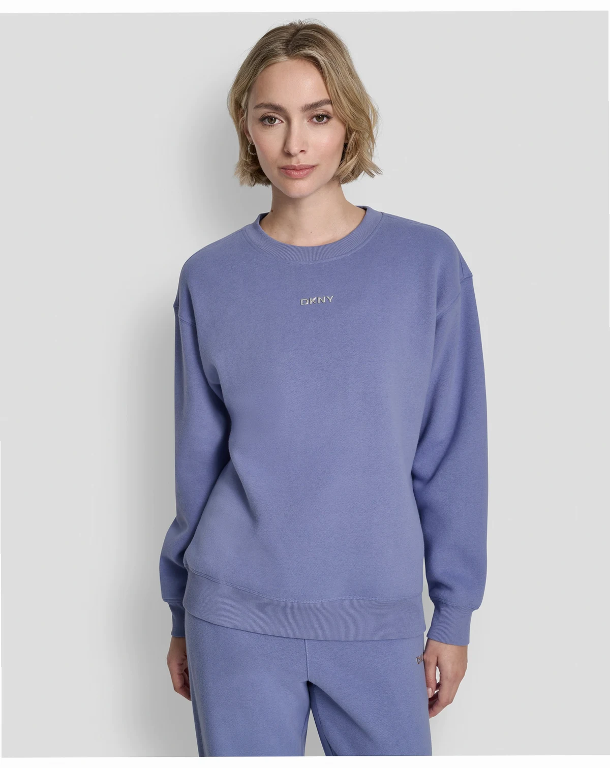 Women's Metallic Crew Neck Sweatshirt