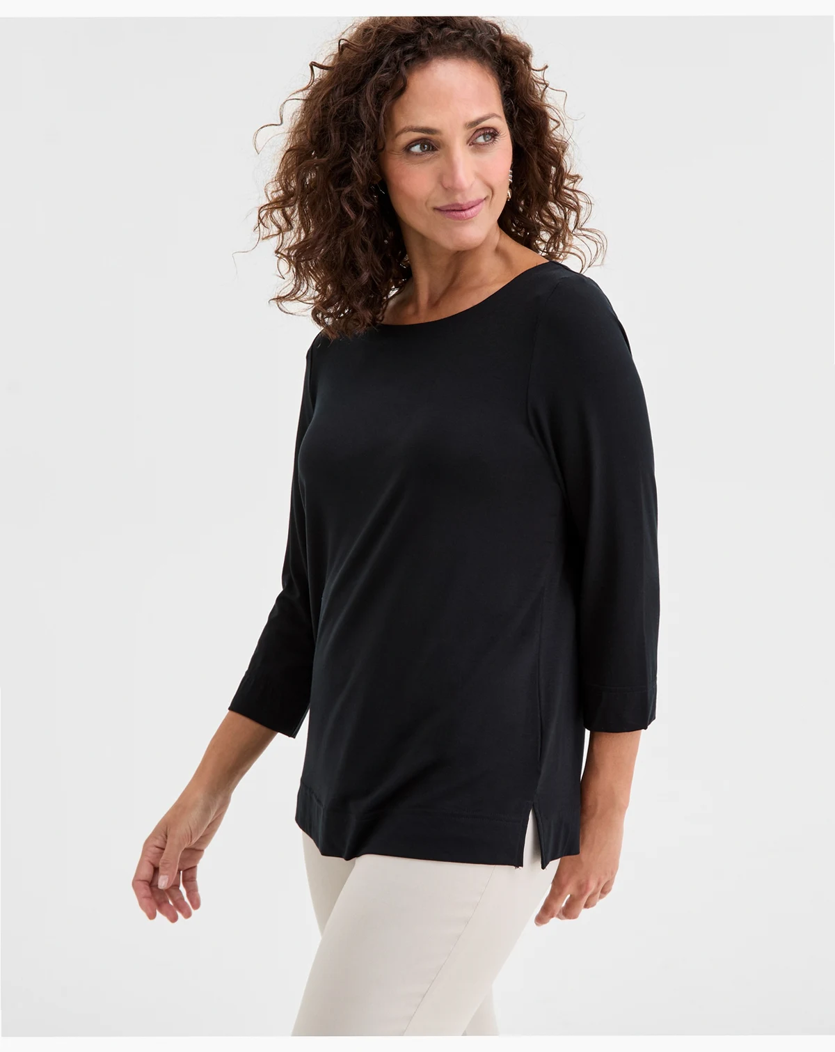 Petite 3/4-Sleeves T-Shirt
