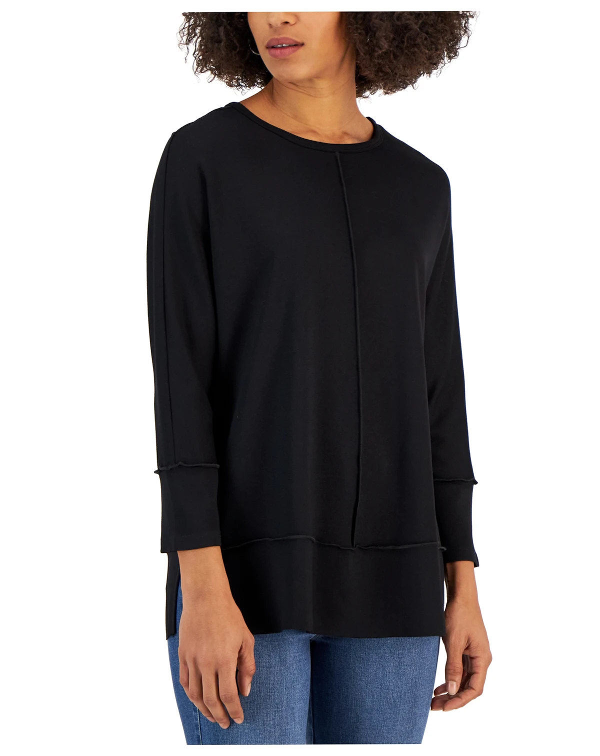 Women's Serenity Knit 3/4 Sleeve Tunic Top