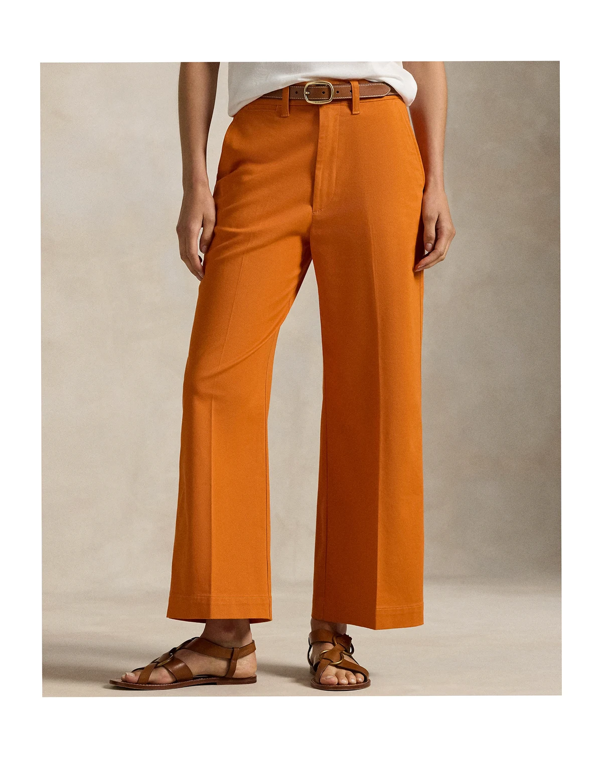 Women's Chino Wide-Leg Pants