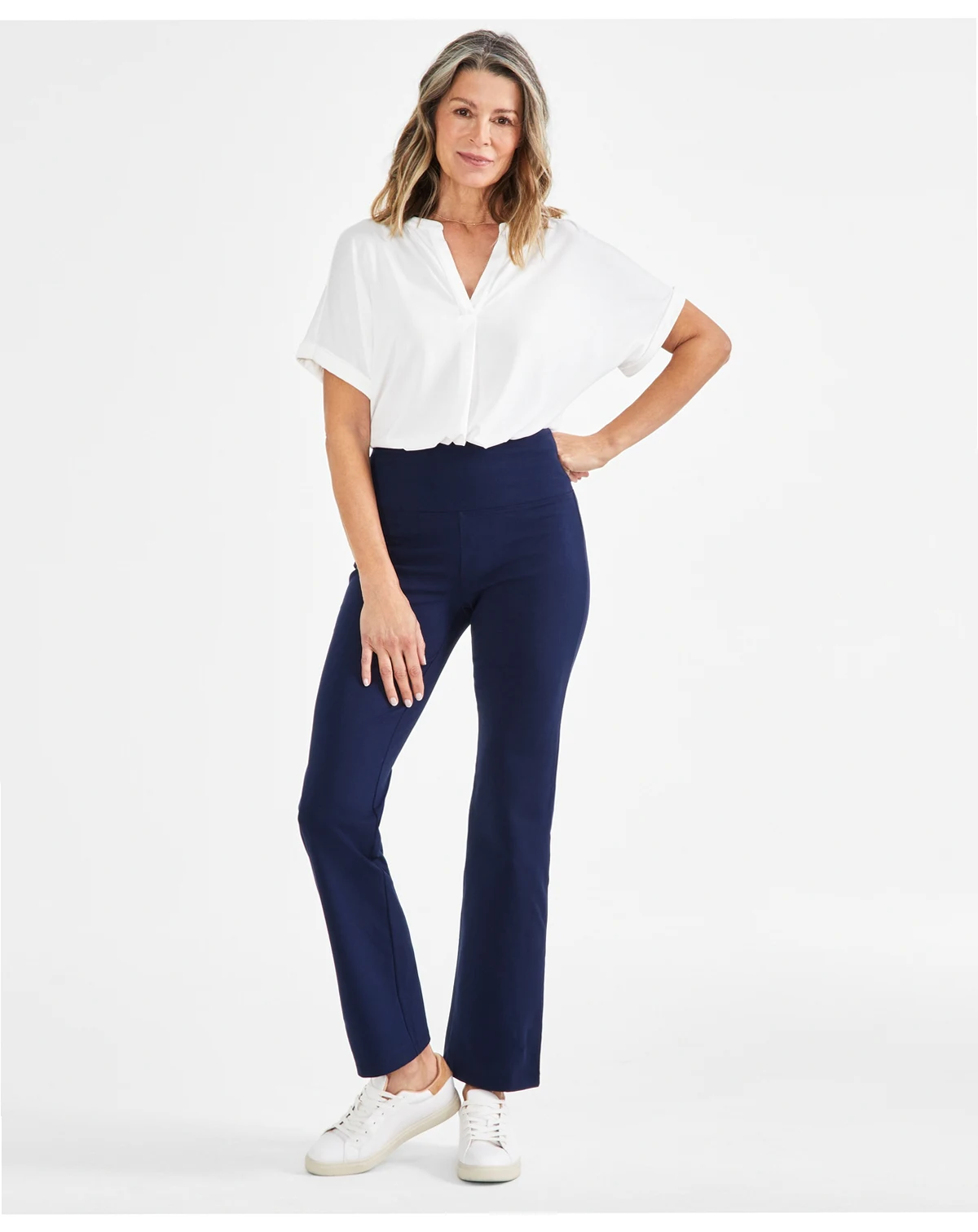 Petite High-Rise Bootcut Leggings, Created for Macy's