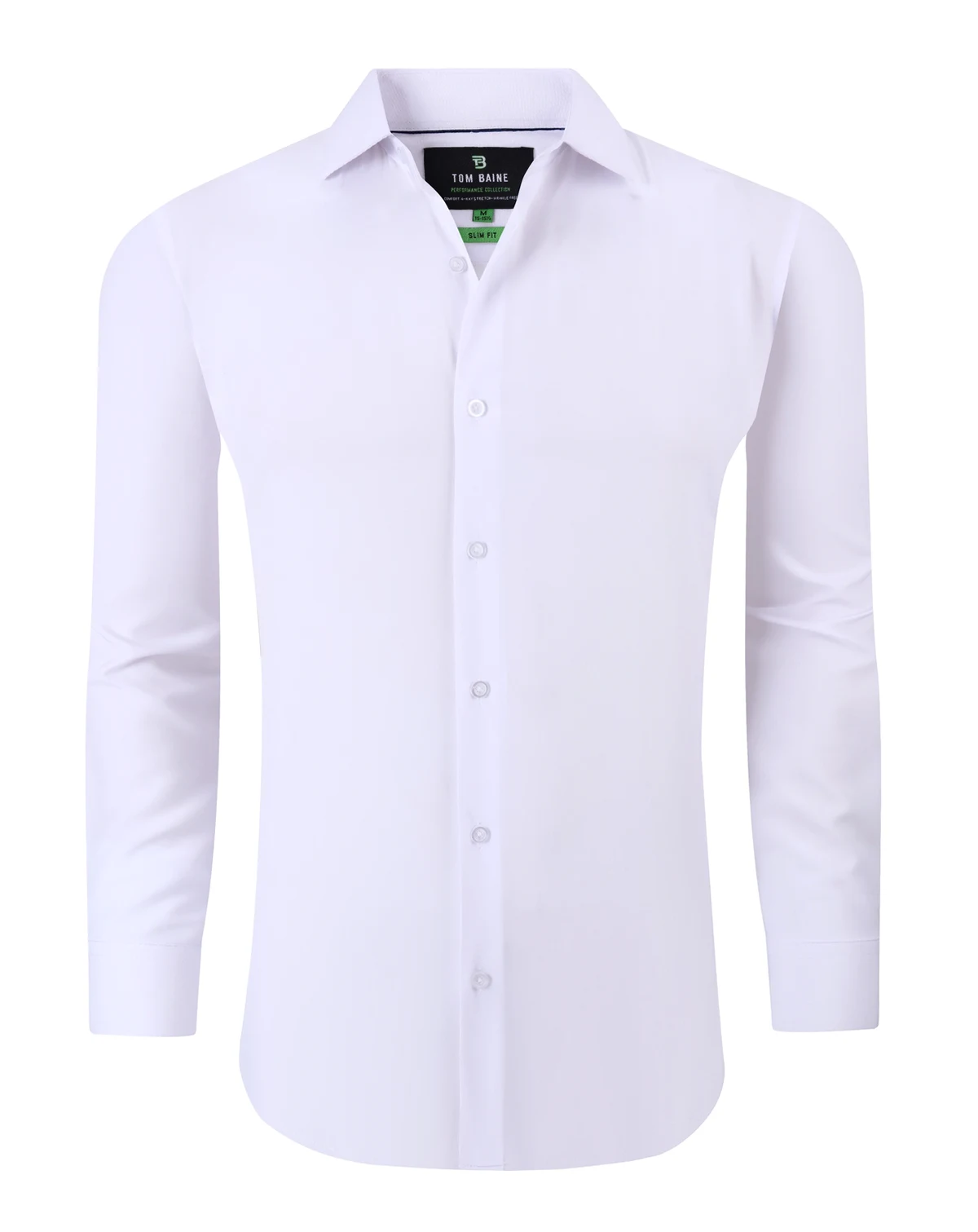 Men's Performance Stretch Solid Button Down Shirt