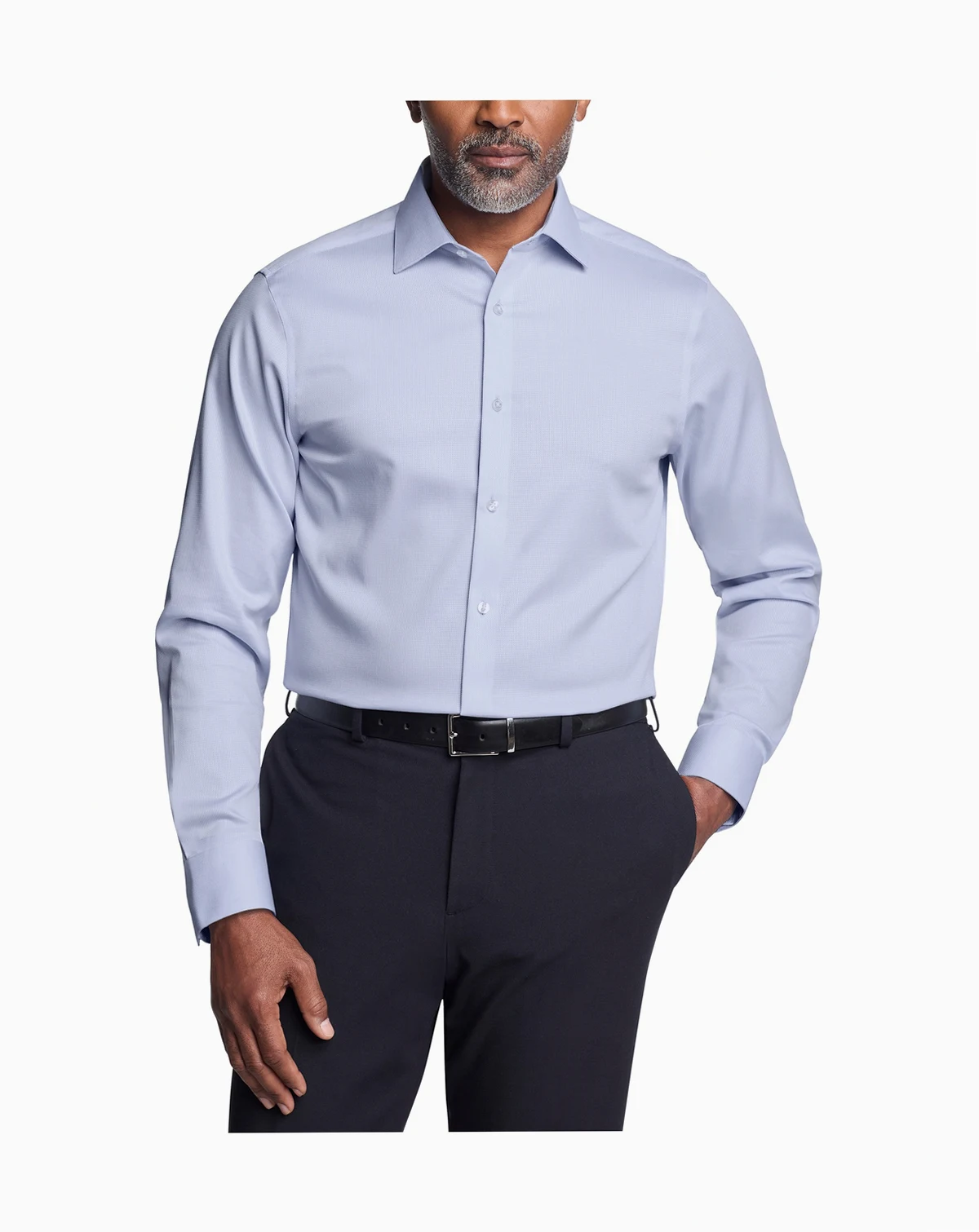 Men's Steel Plus Slim Fit Dress Shirt