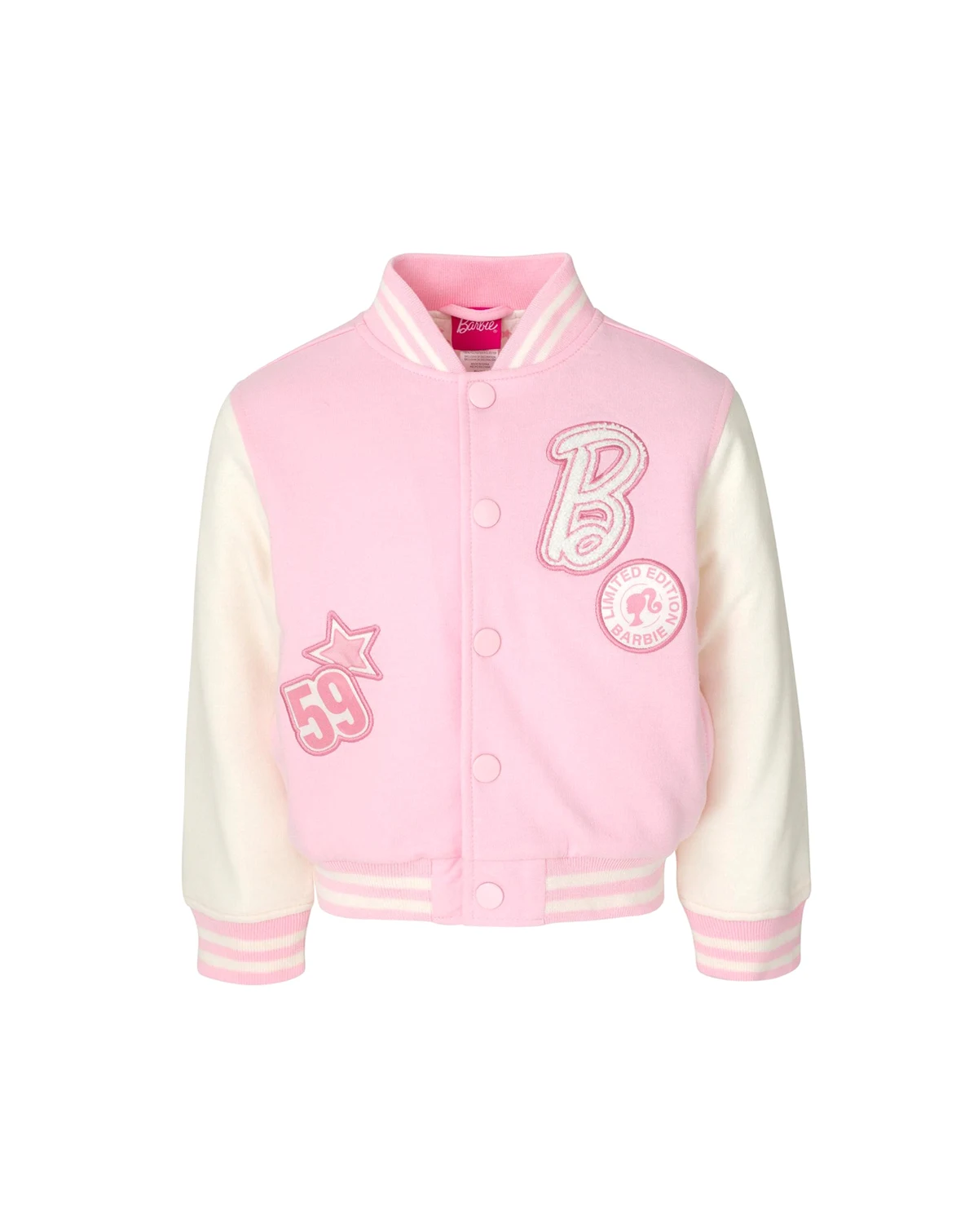 Girls French Terry Varsity Bomber Jacket Toddler| Child