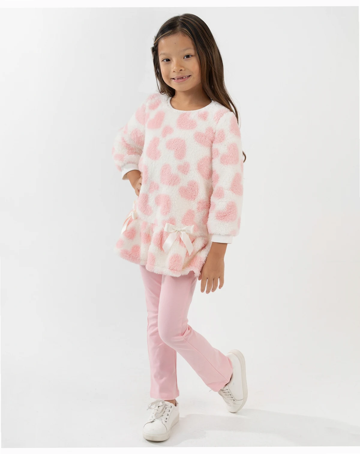 Girls' 2T-6X Printed Pullover and Leggings, 2-Piece Set