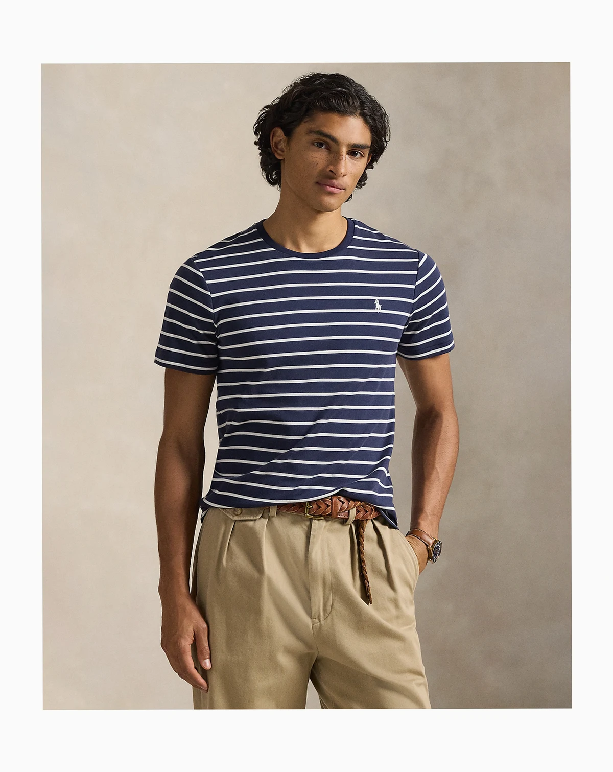 Men's Short-Sleeve Striped T-Shirt