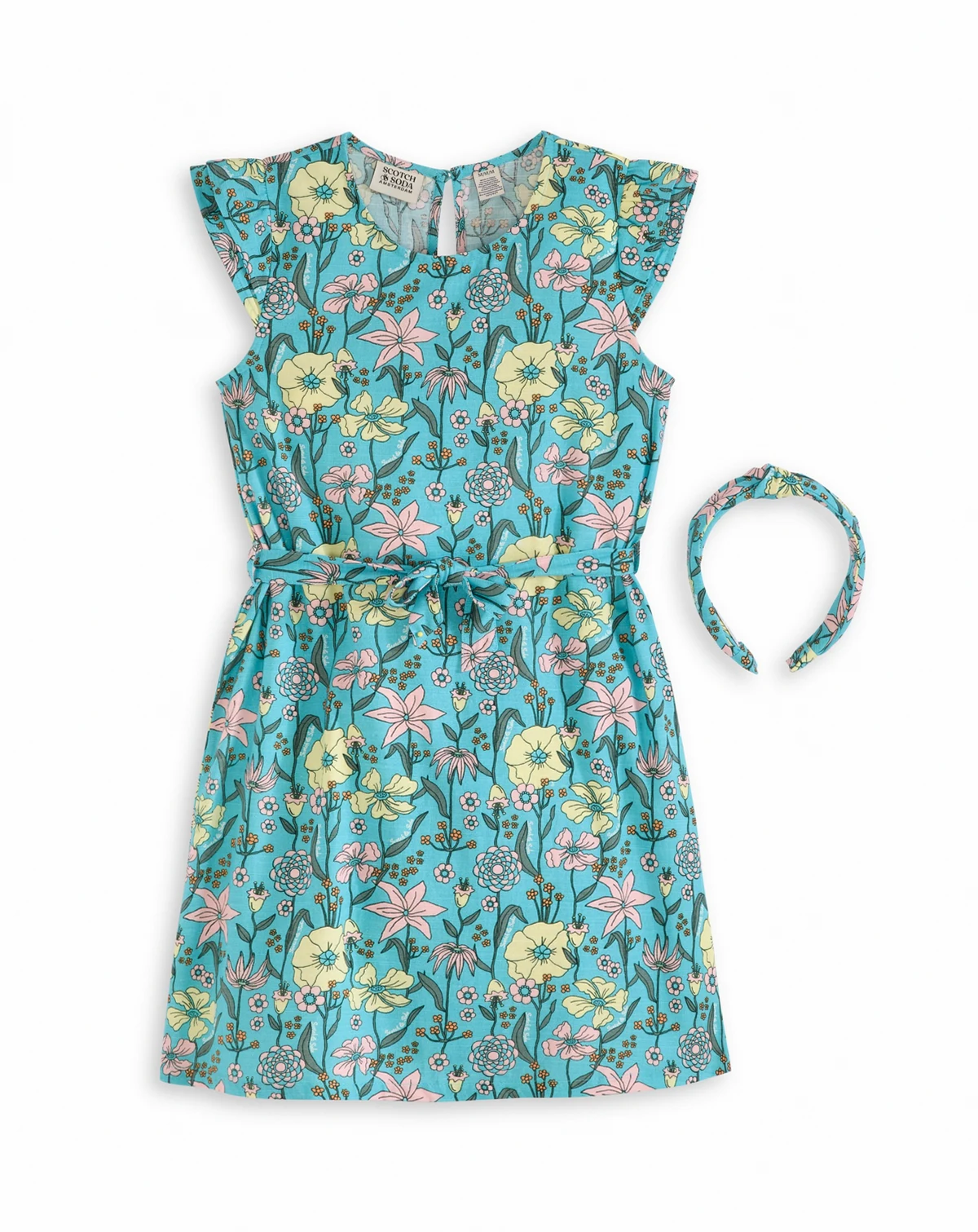 Toddler and Little Girls 2-Piece Headband and Dress