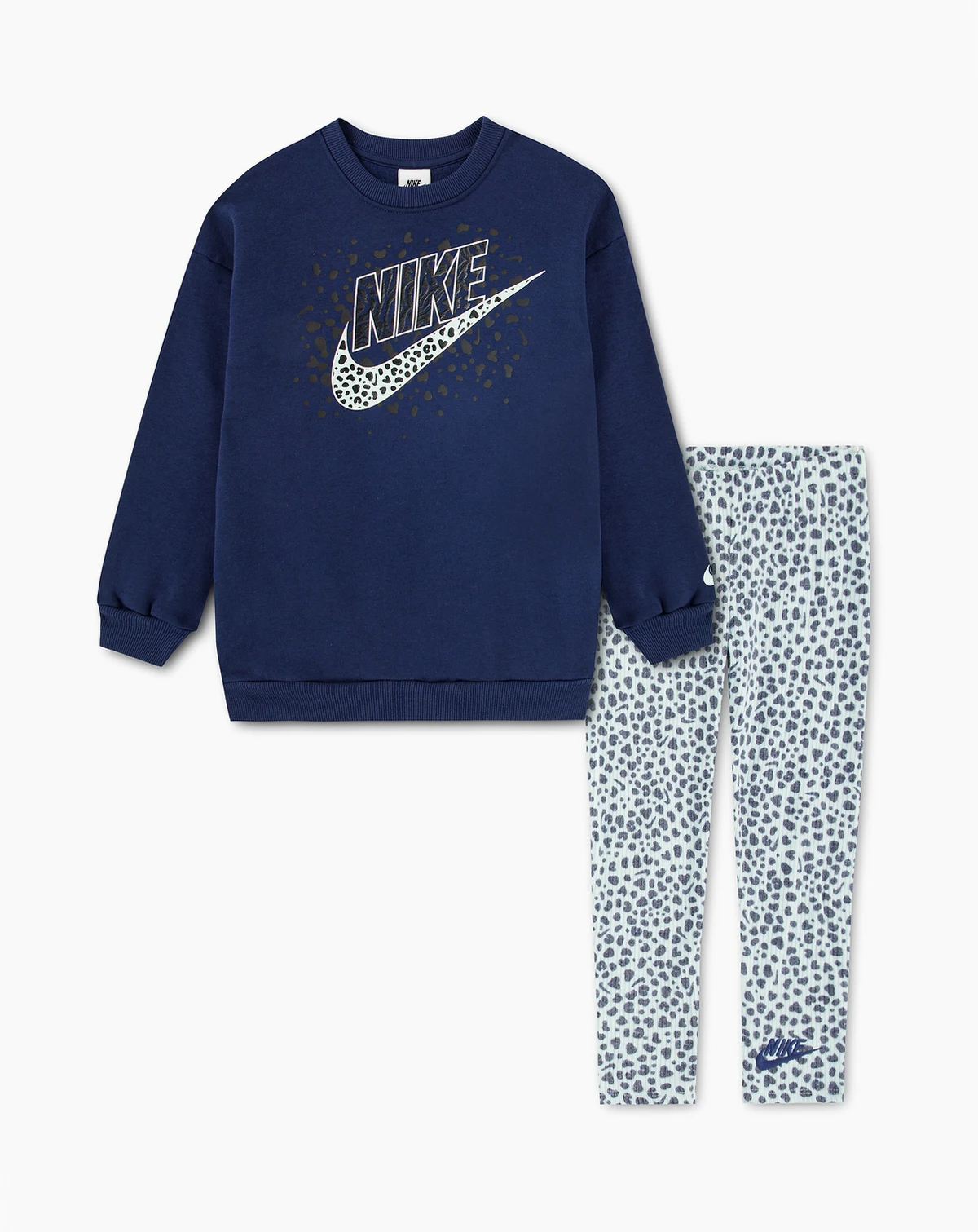 Girls' Toddler 2T-4T Printed Top and Leggings, 2-Piece Set
