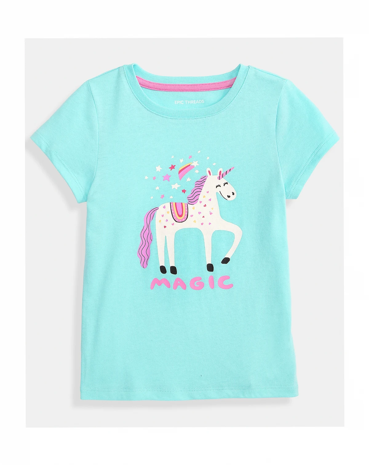 Girls Toddler 2T-4T Unicorn Graphic T-Shirt, Macy's Exclusive