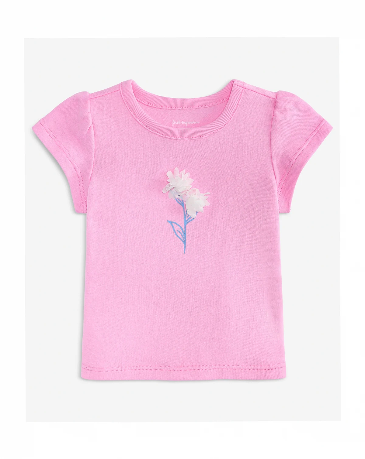 Toddler Girls' 2T-4T Mix and Match Chiffon-Flower T-Shirt, Macy's Exclusive