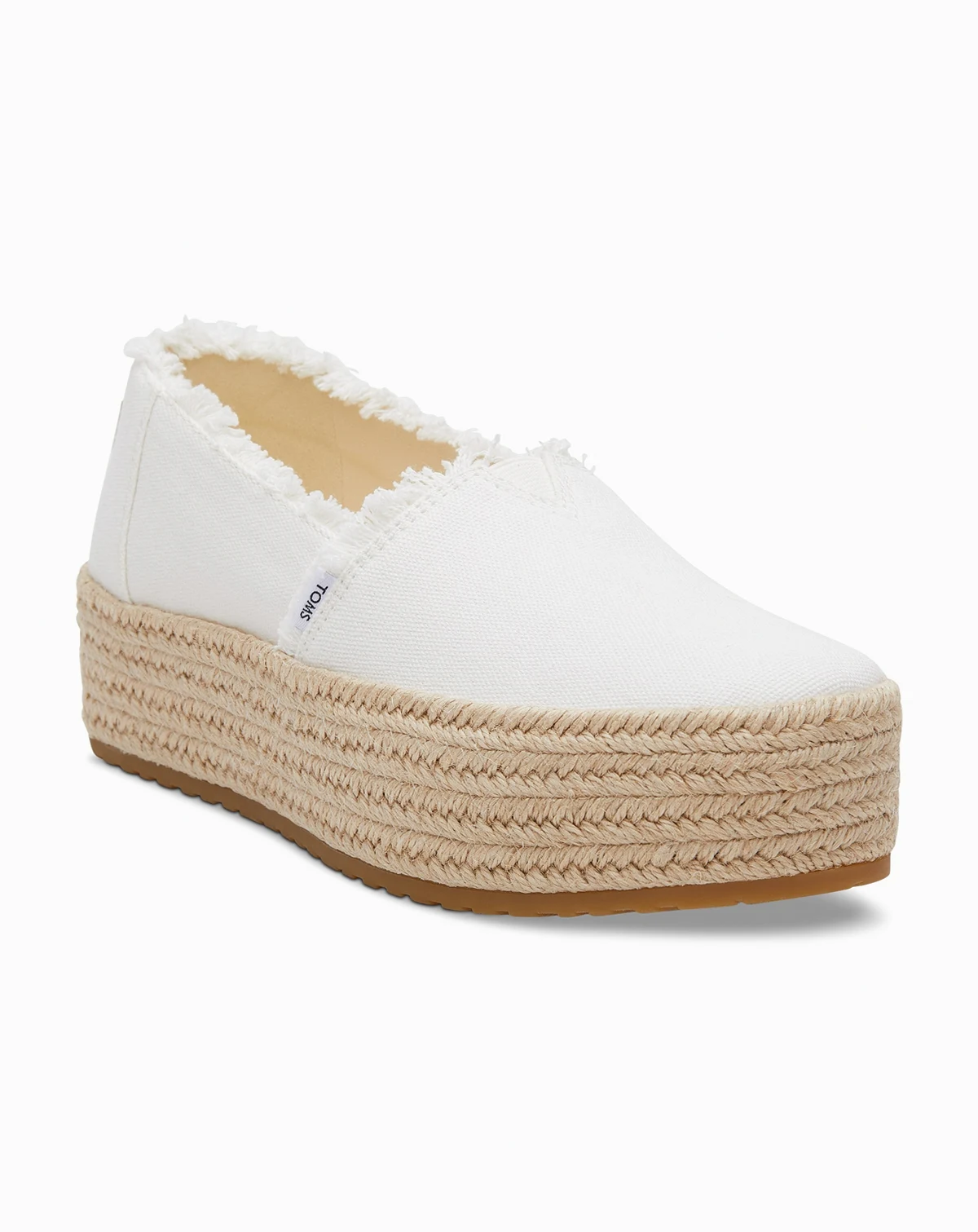 Women's Valencia Canvas Platform Espadrilles Flats