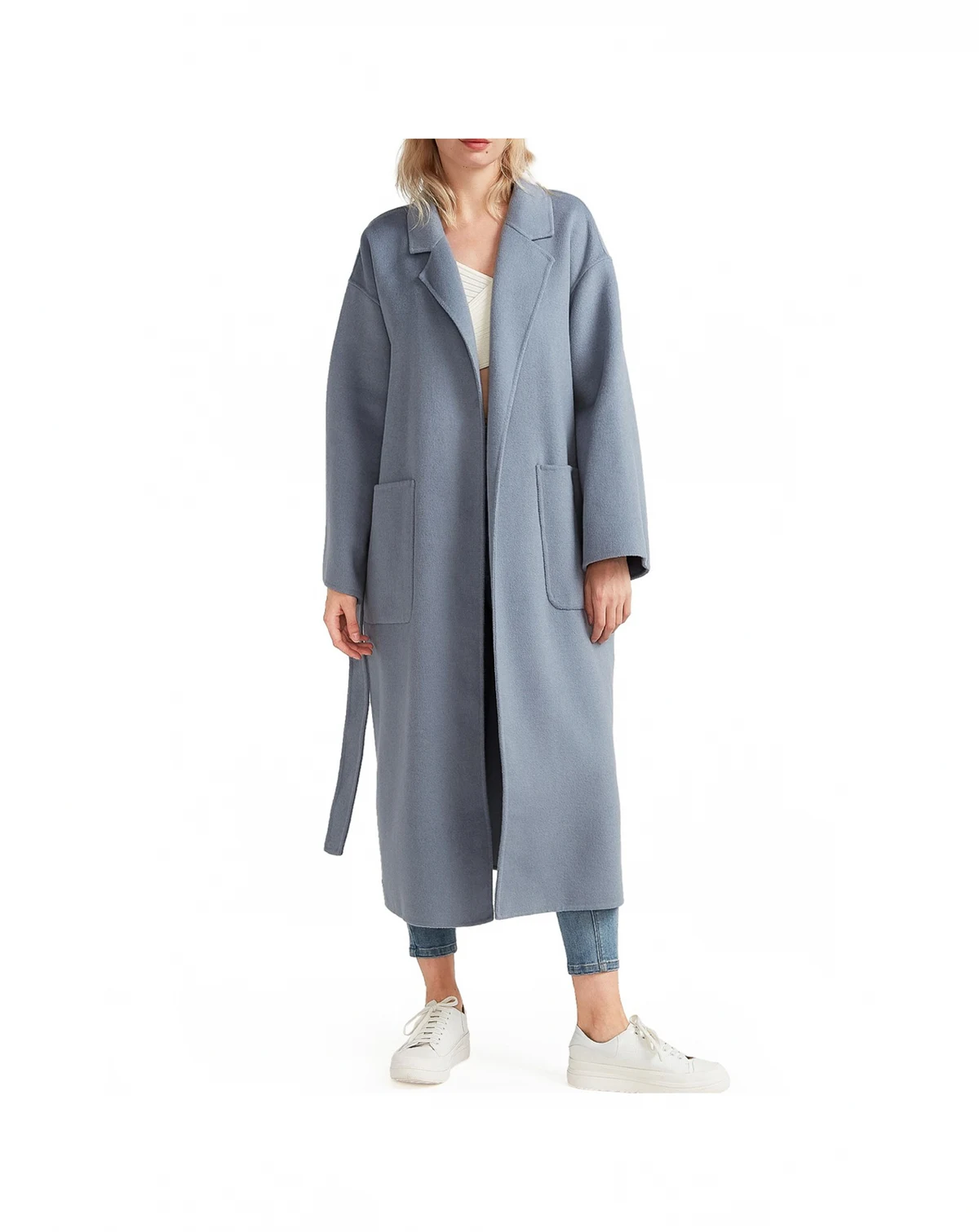 Women's Wide Awake Split Hem Overcoat