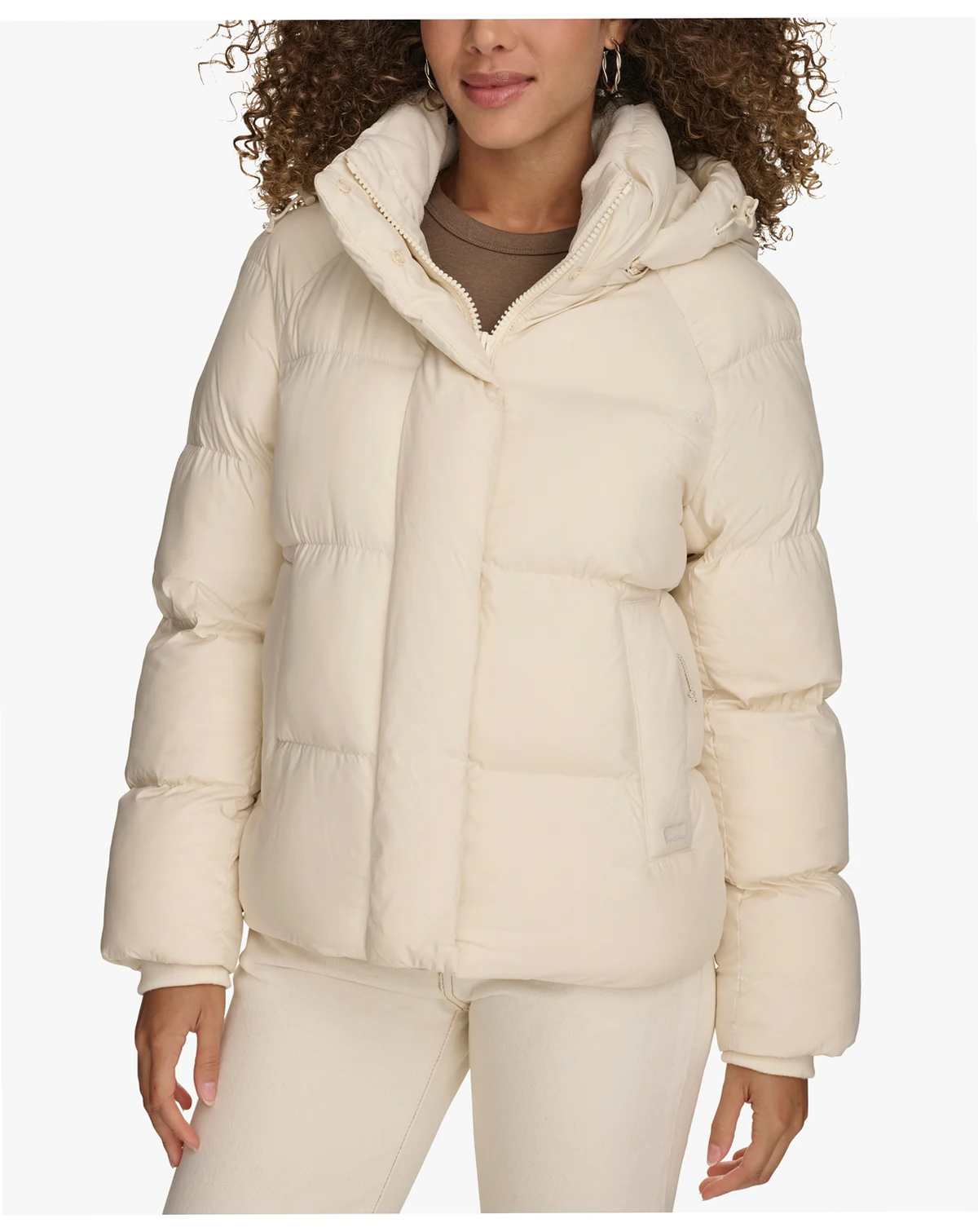 Women's Quilted Hooded Puffer Jacket