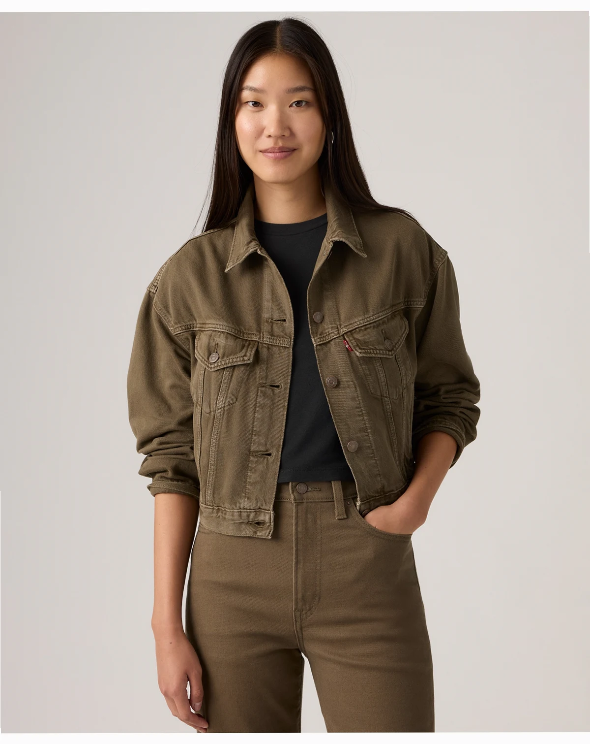 Women's Shrunken '90s Trucker Jacket
