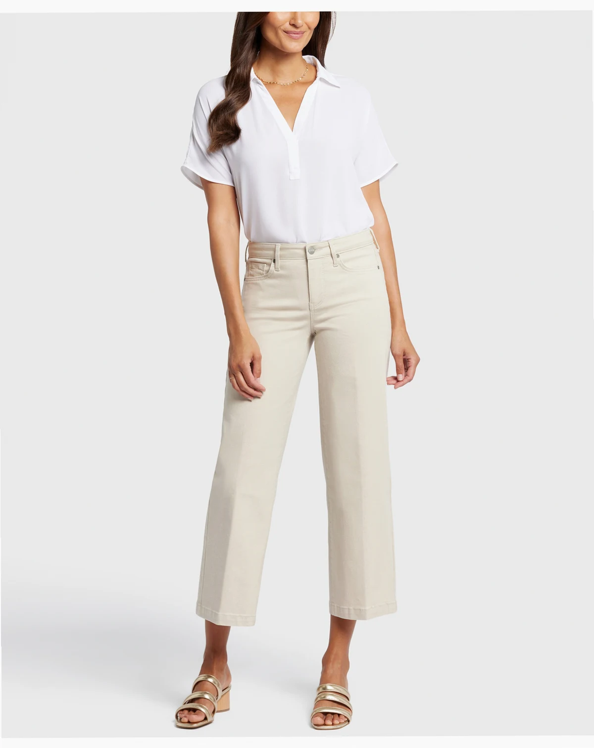 Women's Teresa Wide Leg Ankle Jeans