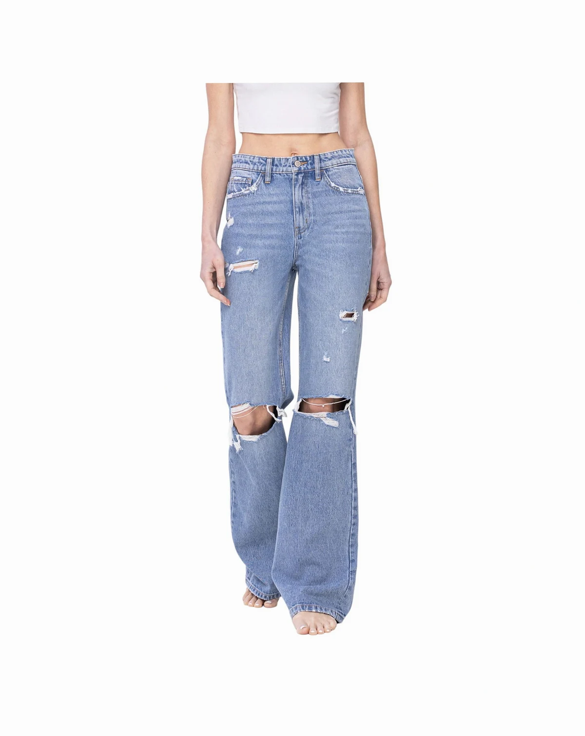 Women's Super High Rise 90'S Vintage-like Flare Jeans