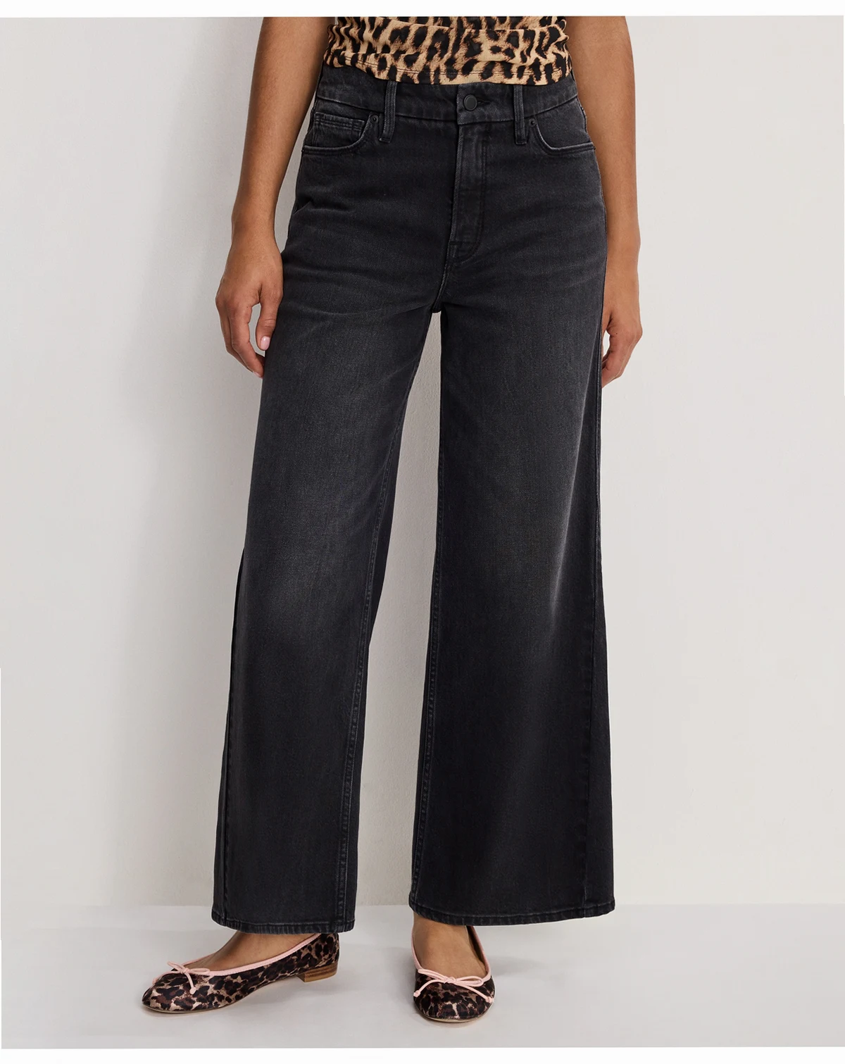 Women's Good Skate Cropped Wide Leg Jeans, Regular & Plus Size
