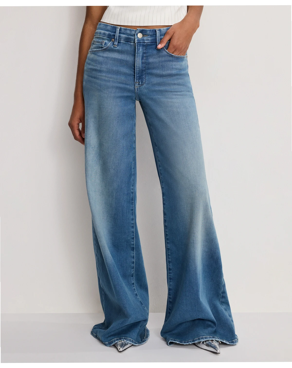 Women's Wide-Leg High-Rise Jeans