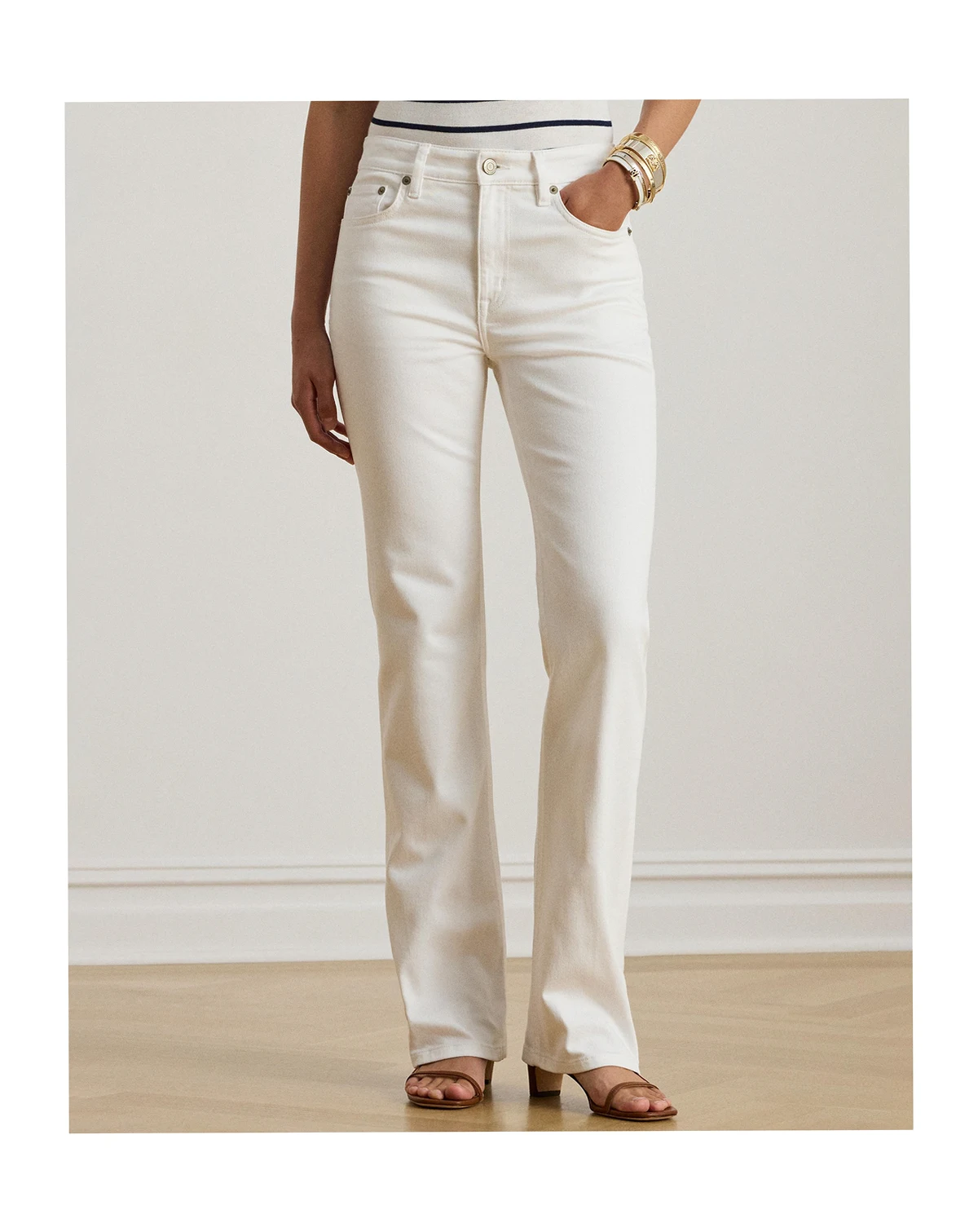 Women's High-Rise Straight Jeans