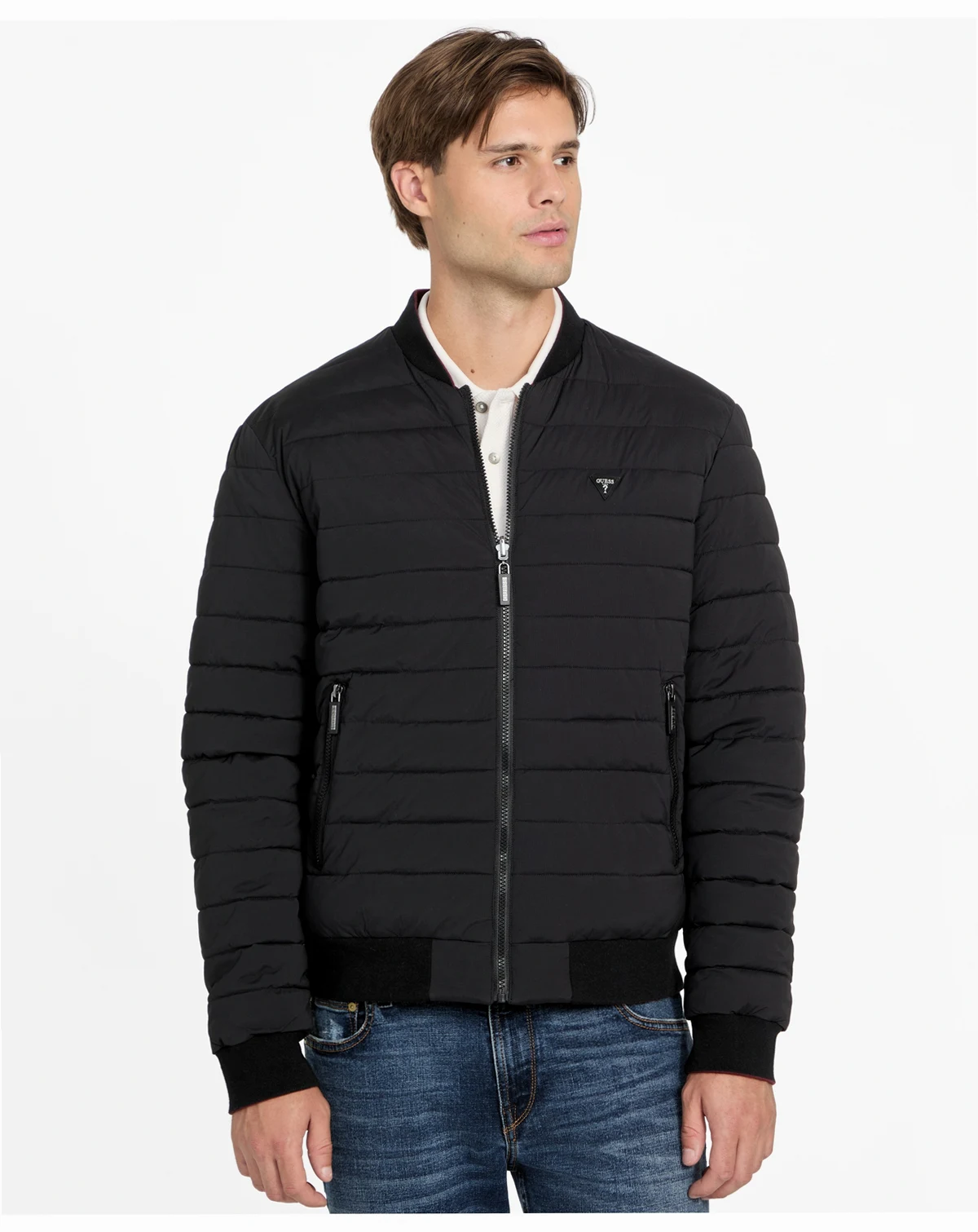 Men's Quilted Reversible Bomber Jacket