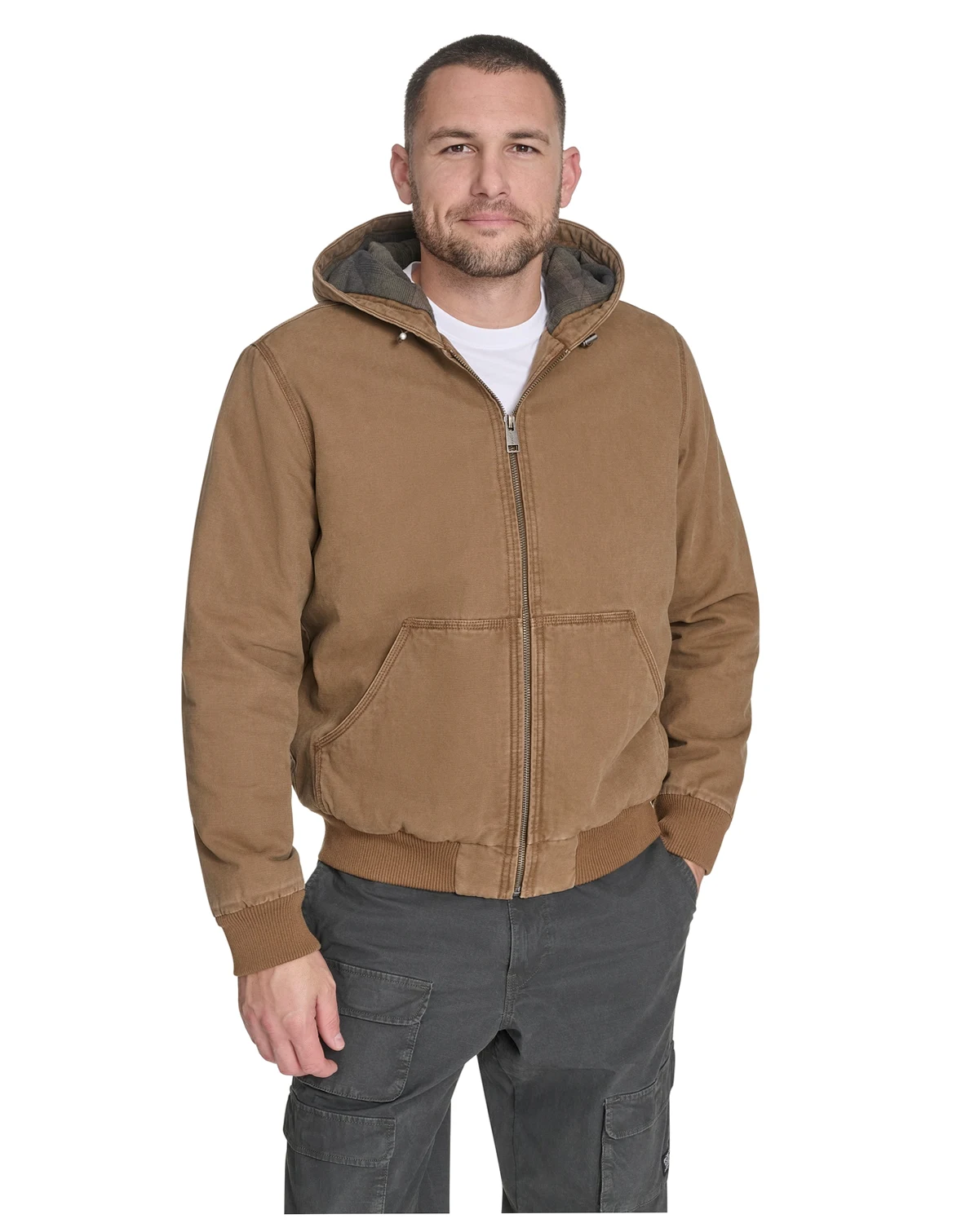 Men's Hooded Bomber Jacket