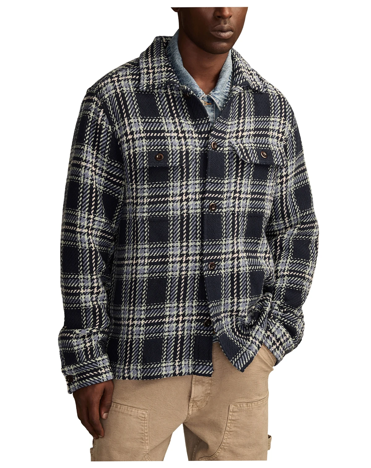Men's Twill Shirt Jacket