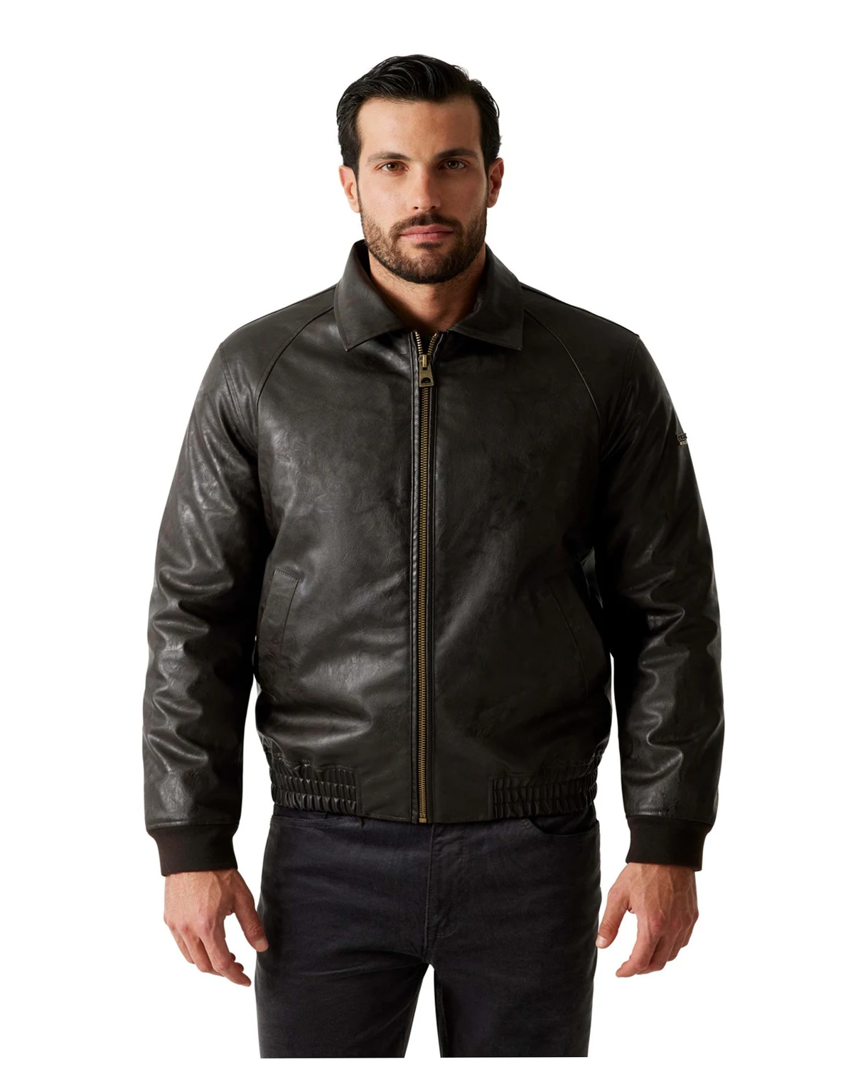 Men's Aviator Zip-Front Jacket
