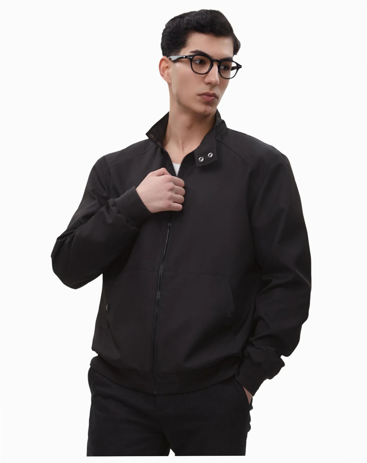 Men's Classic Full Zip Bomber Jacket