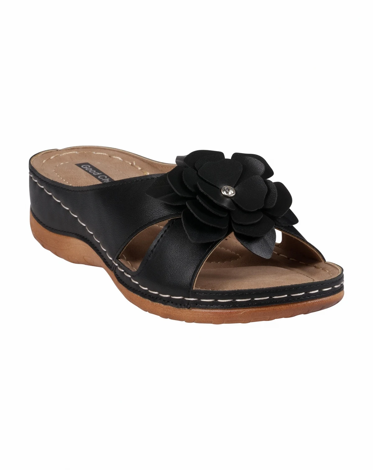 Women's Joy Flower Rosette Comfort Sandals