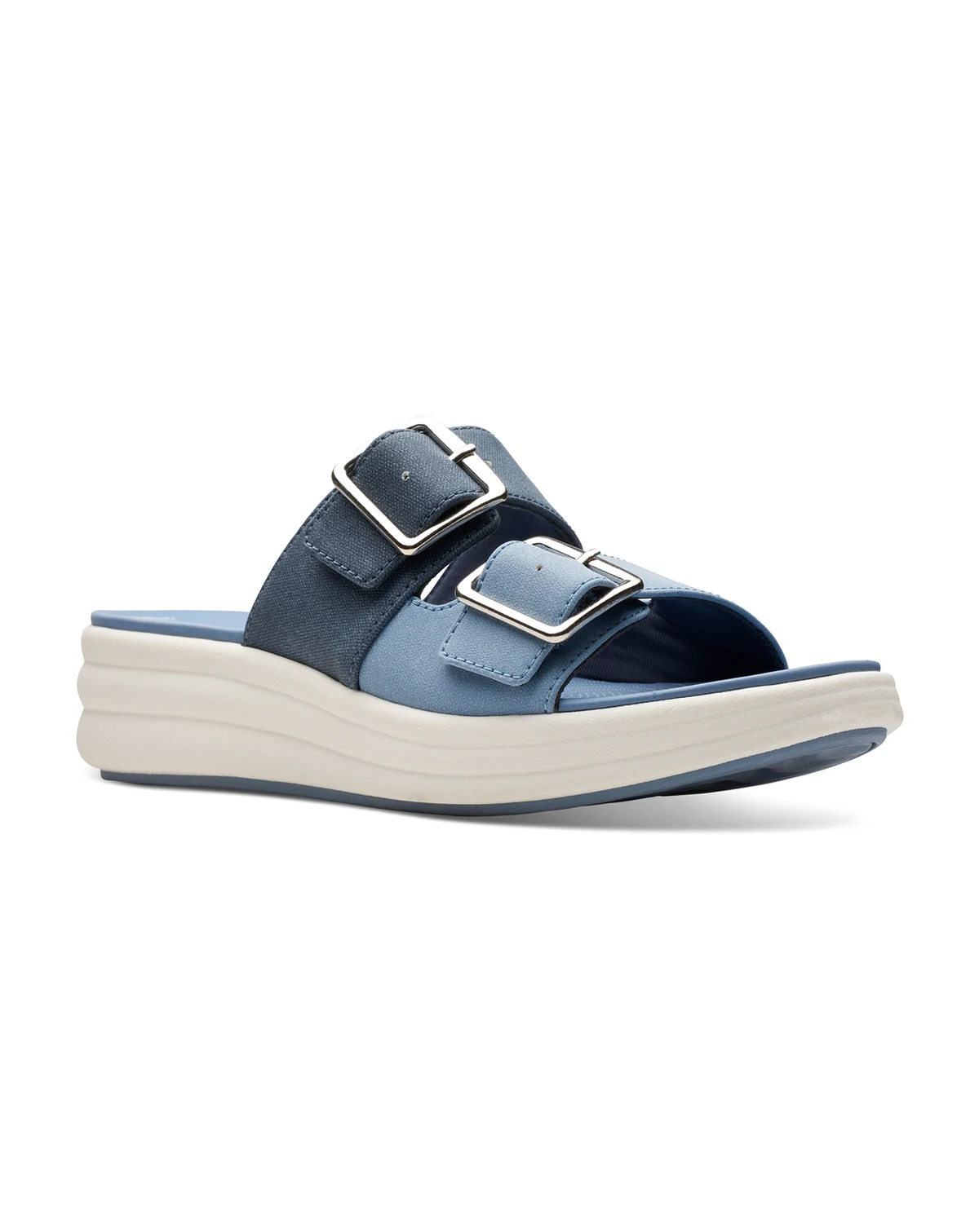 Women's Drift Buckle Slip-On Slide Wedge Sandals