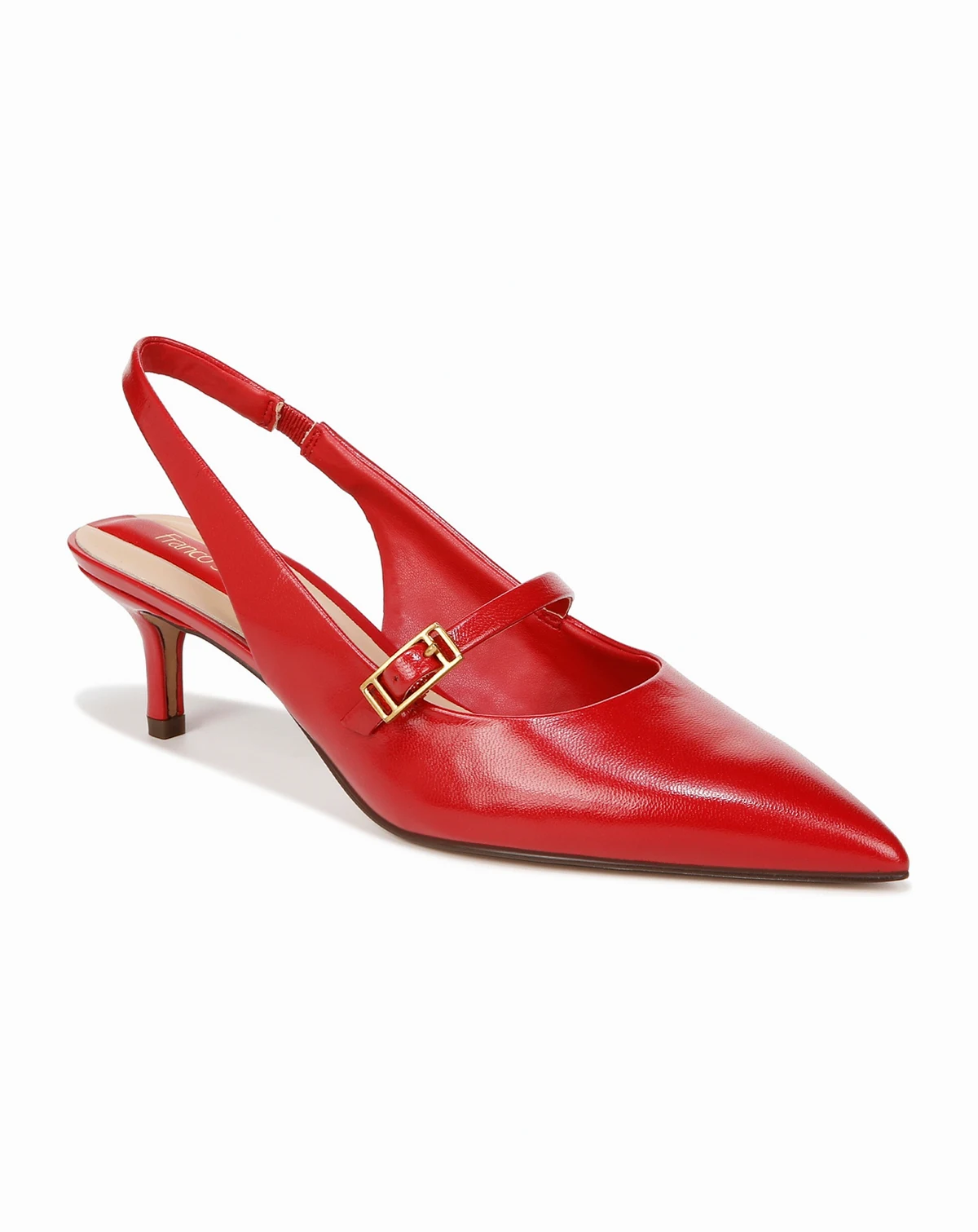 Women's Khloe Pointed Toe Kitten Heel Slingback Pumps