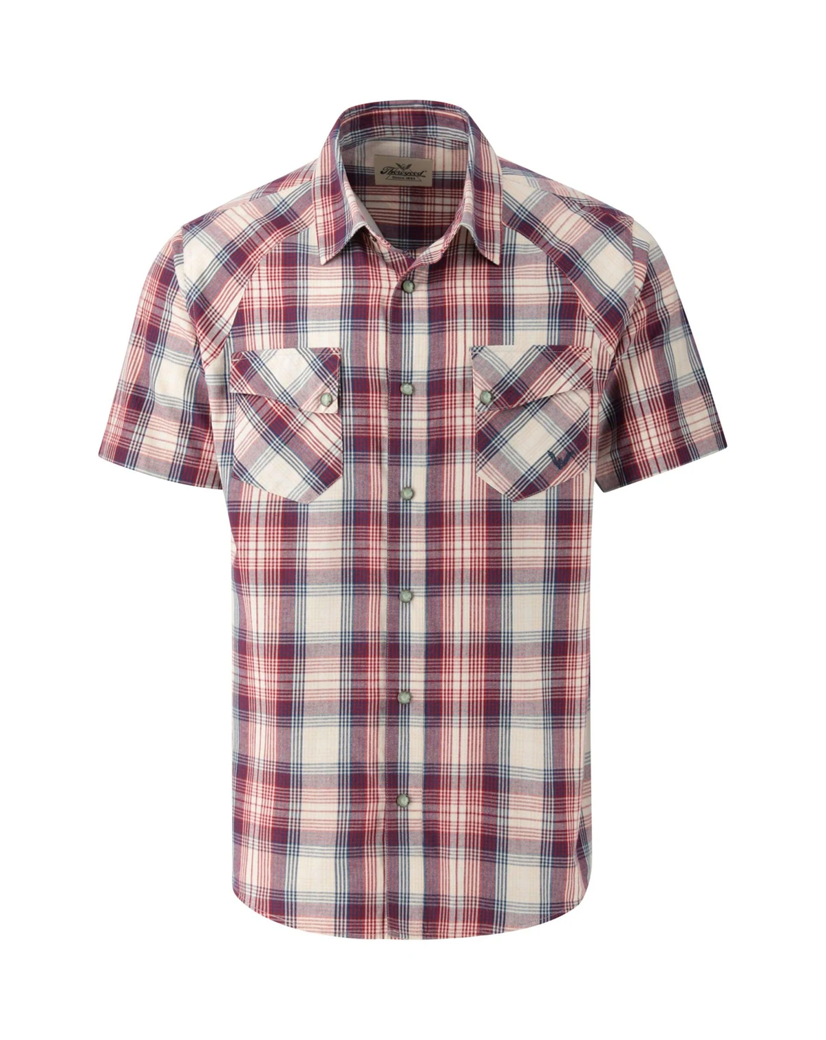 Big & Tall Western Short Sleeve Snap Up Shirt