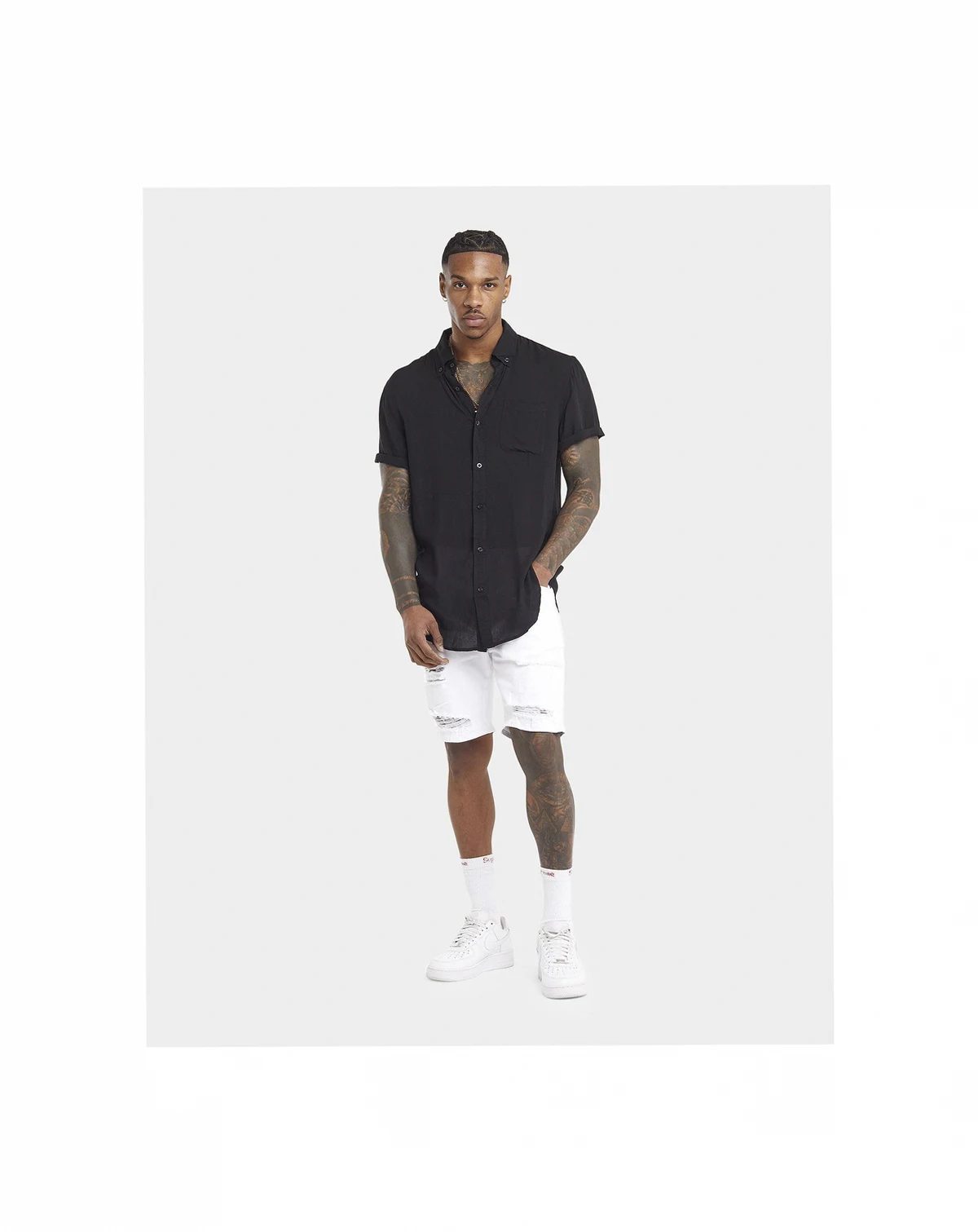 Men's Dubrovnik Short Sleeve Button Up Shirt.