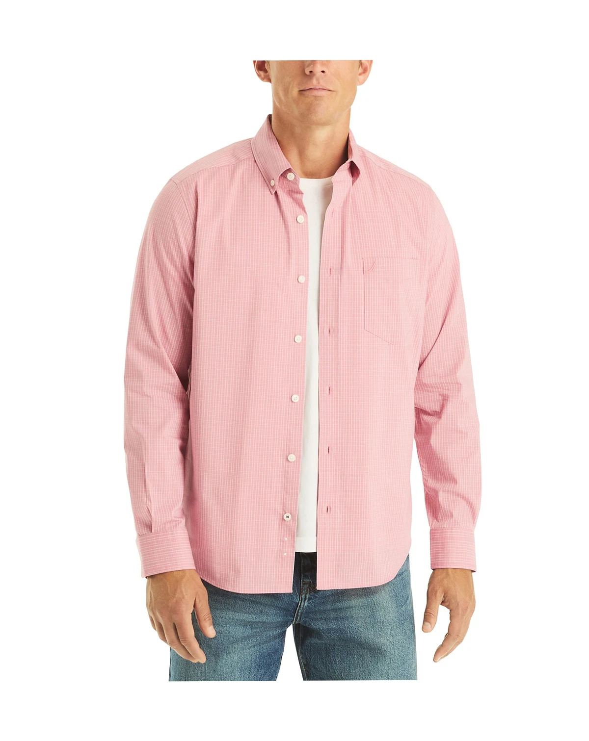 Men's Plaid Long-Sleeve Shirt