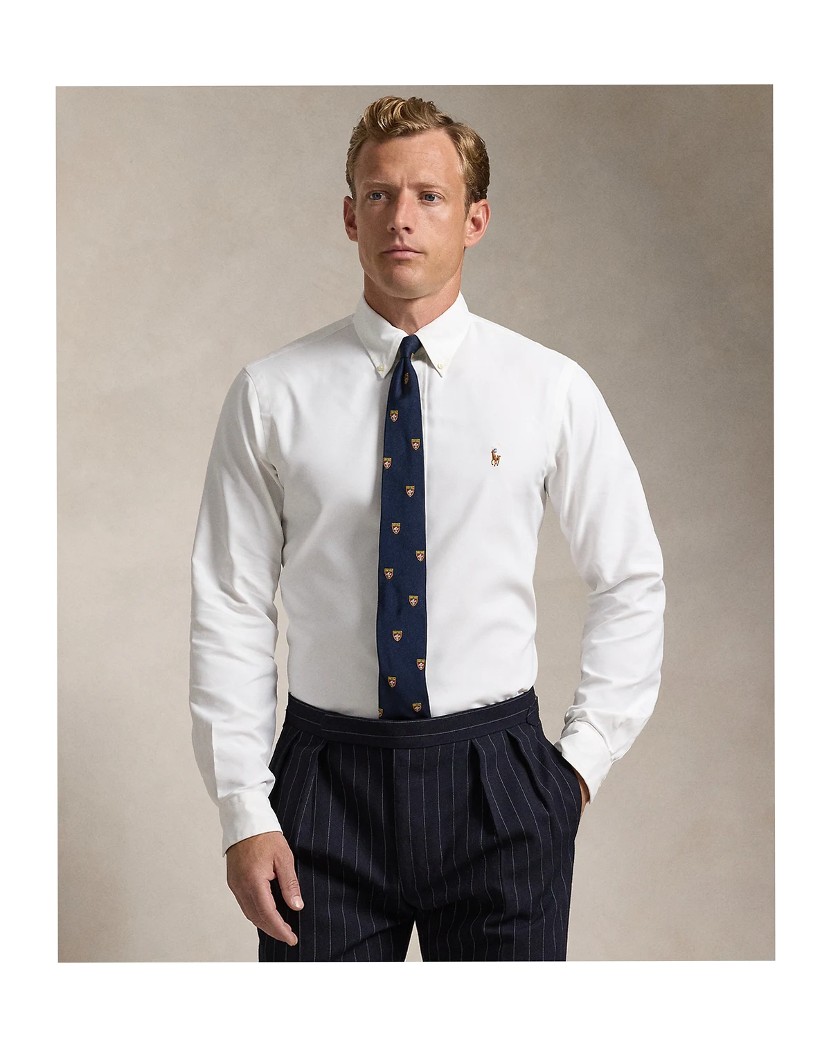 Men's Classic-Fit Performance Oxford Shirt