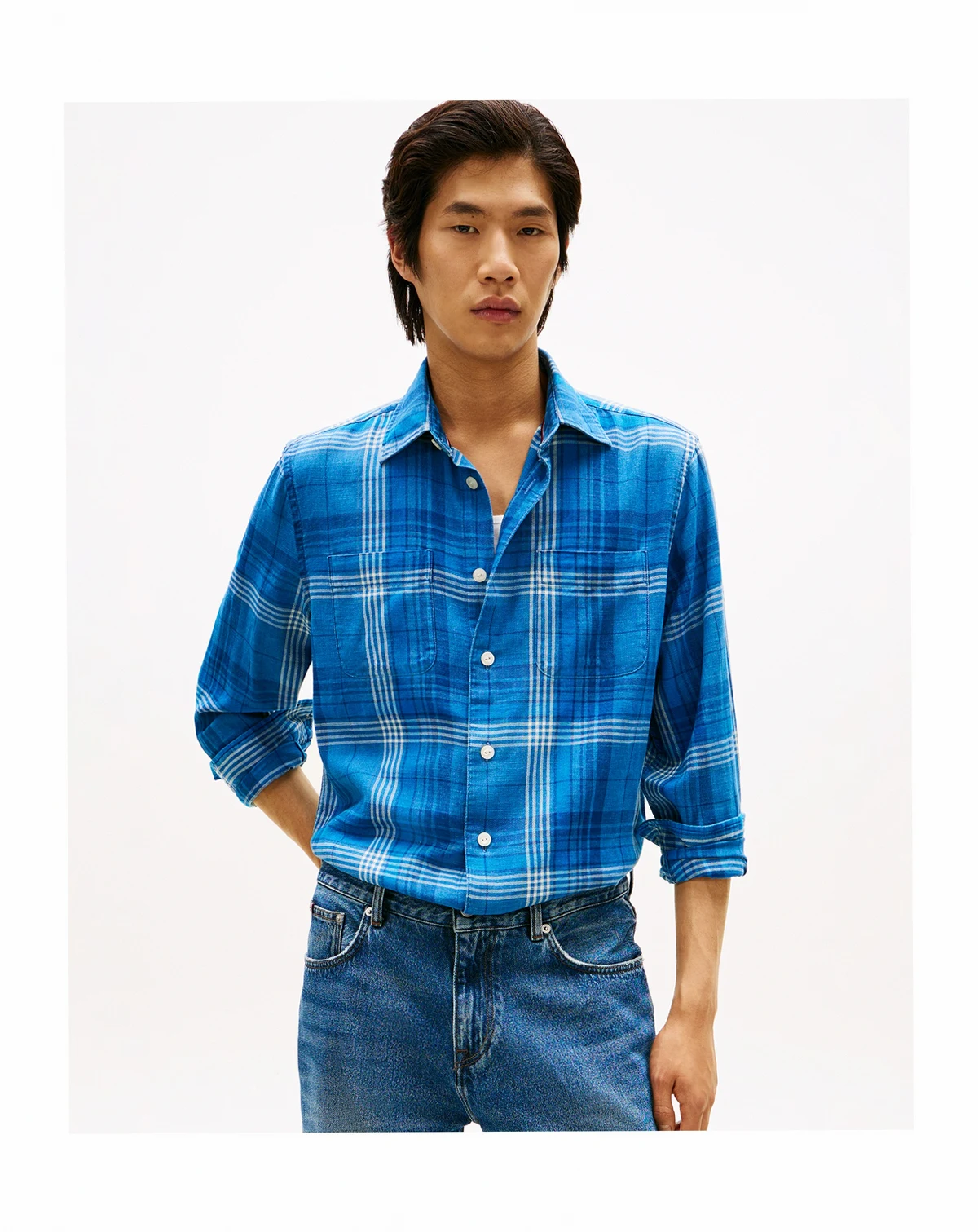 Men's Check Relaxed Fit Shirt