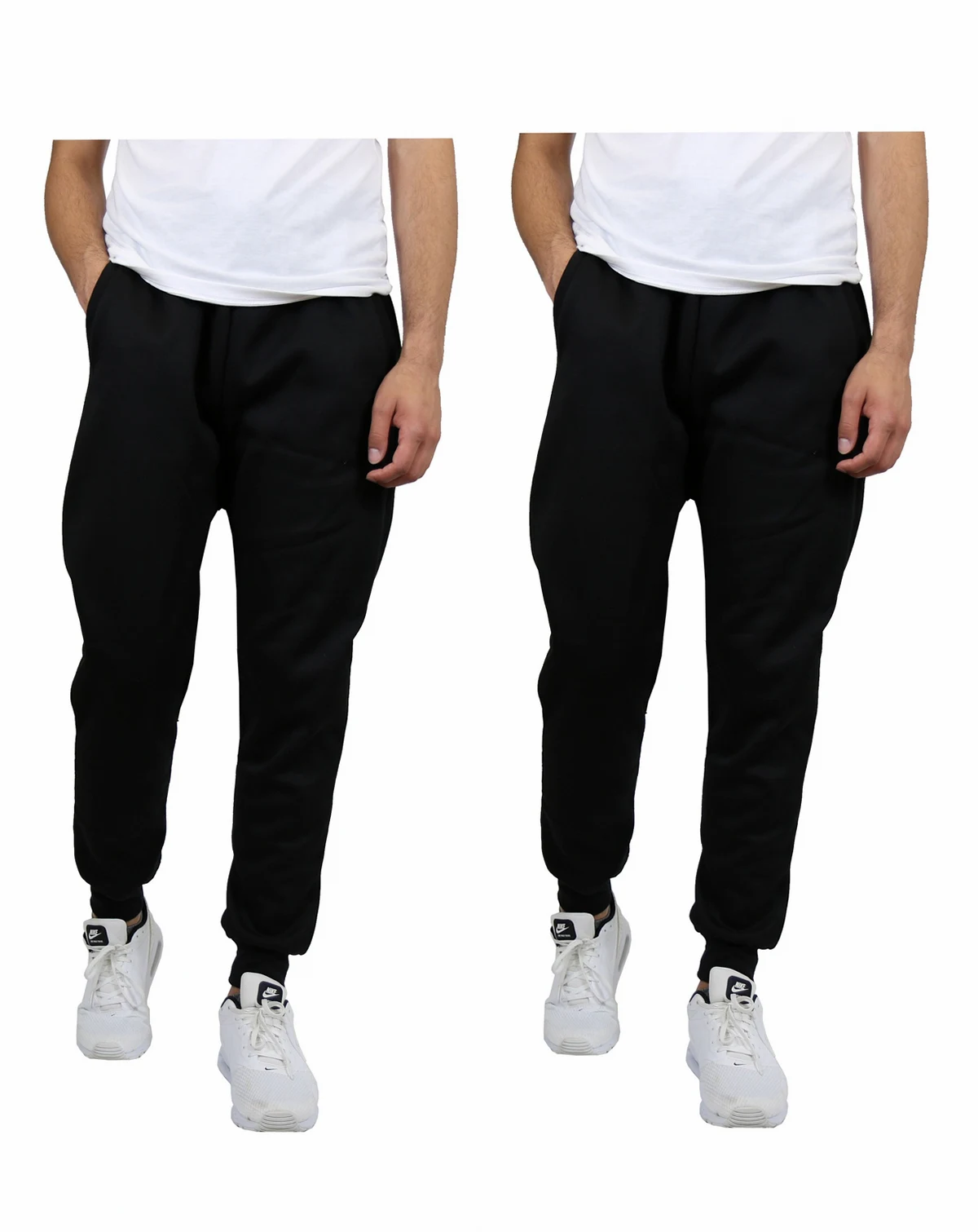 Men's 2-Pack Fleece-Lined Jogger Sweatpants