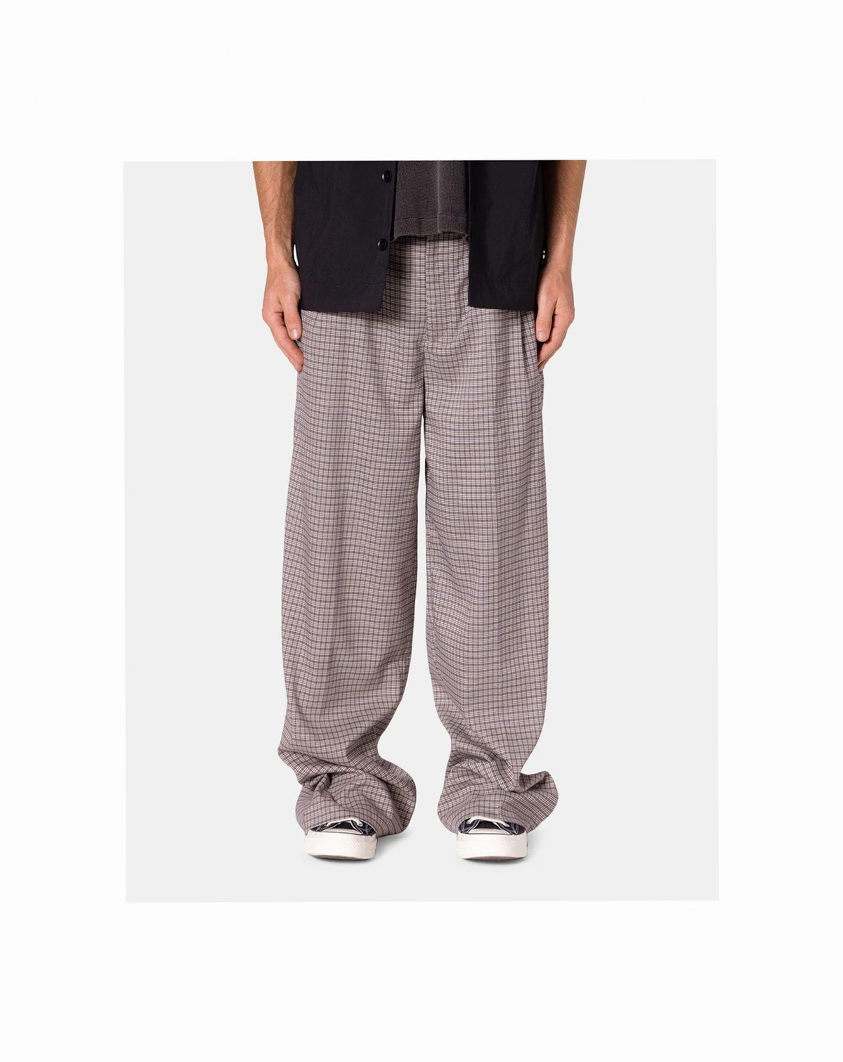 Men's Wide Leg Trouser Pants.