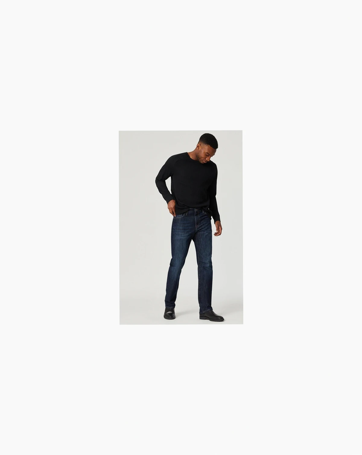 Men's Matt Relaxed Straight Leg in Dark Stanford Jeans