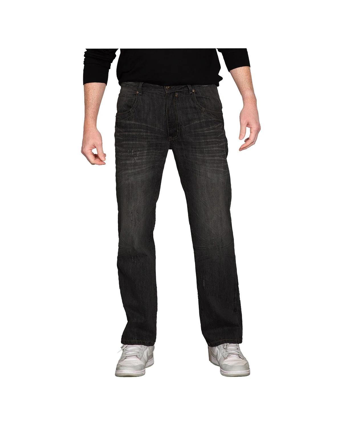 Men's Utility Pocket Relaxed Bootcut Premium Denim Jean