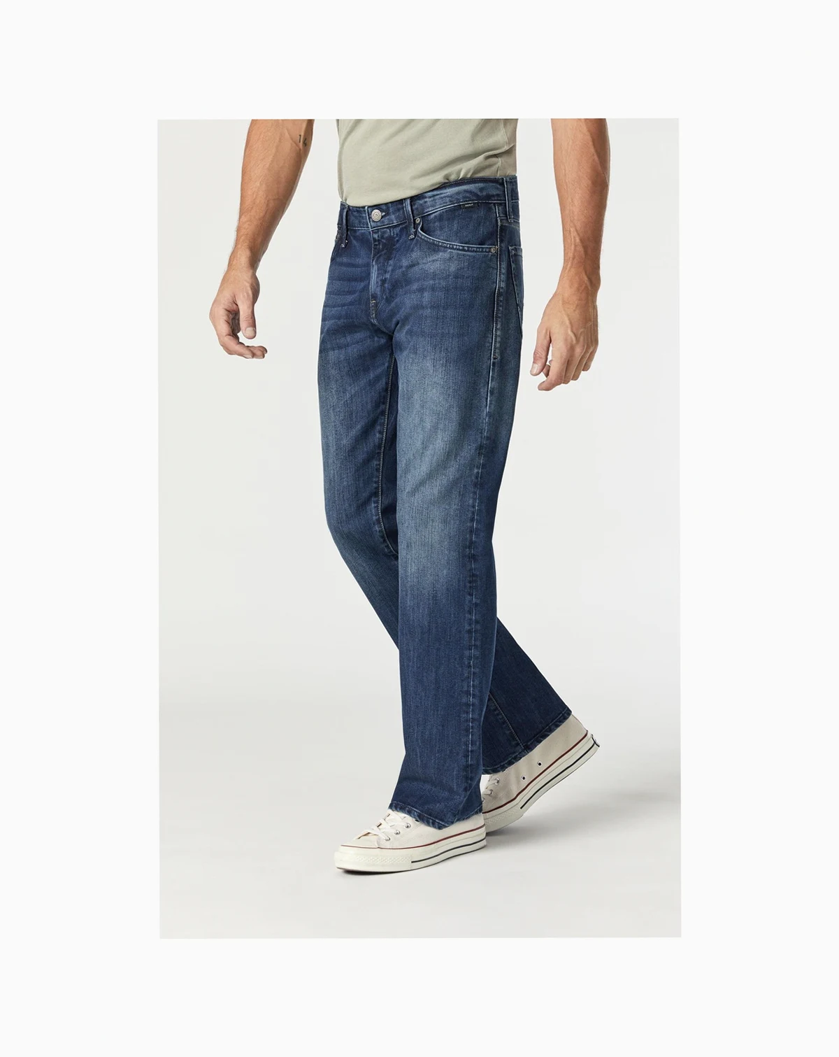 Men's Mavi Josh Bootcut in Mid Shaded Stanford