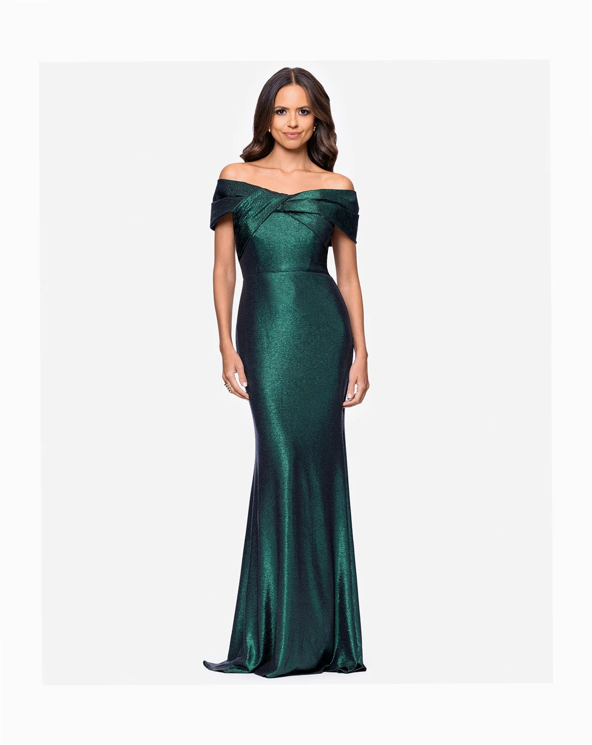 Women's Long Off-The-Shoulder Gown