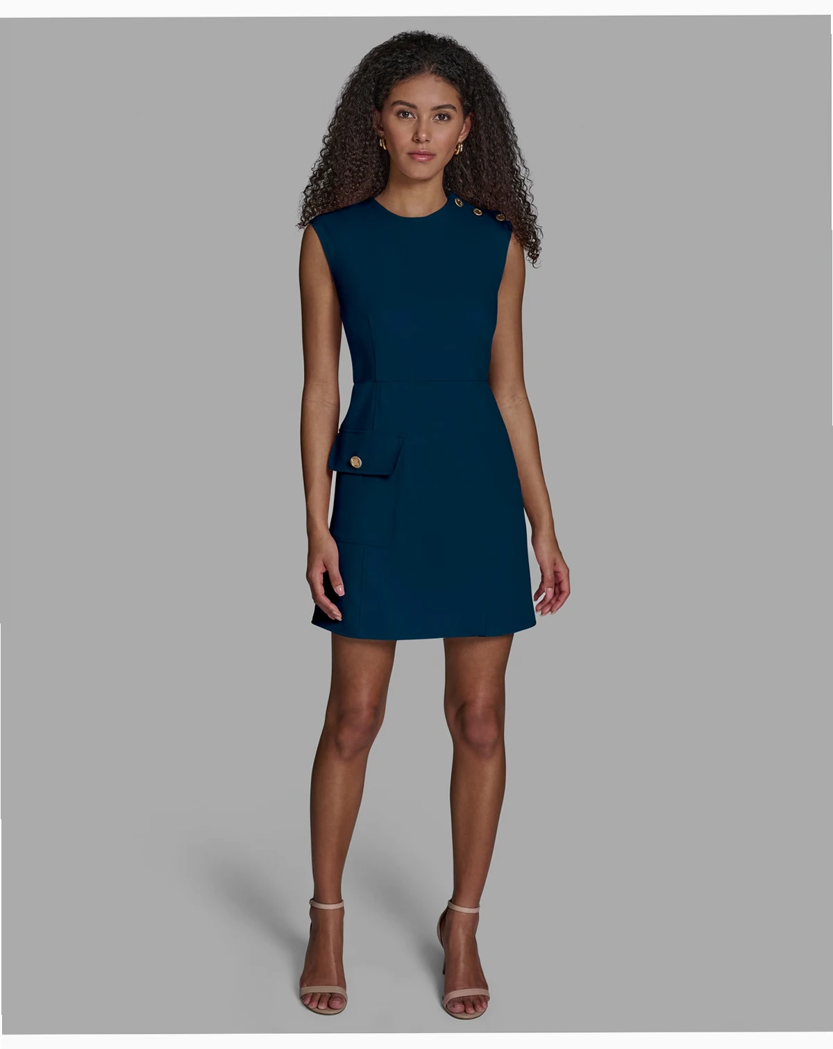 Women's Asymmetric Shift Dress