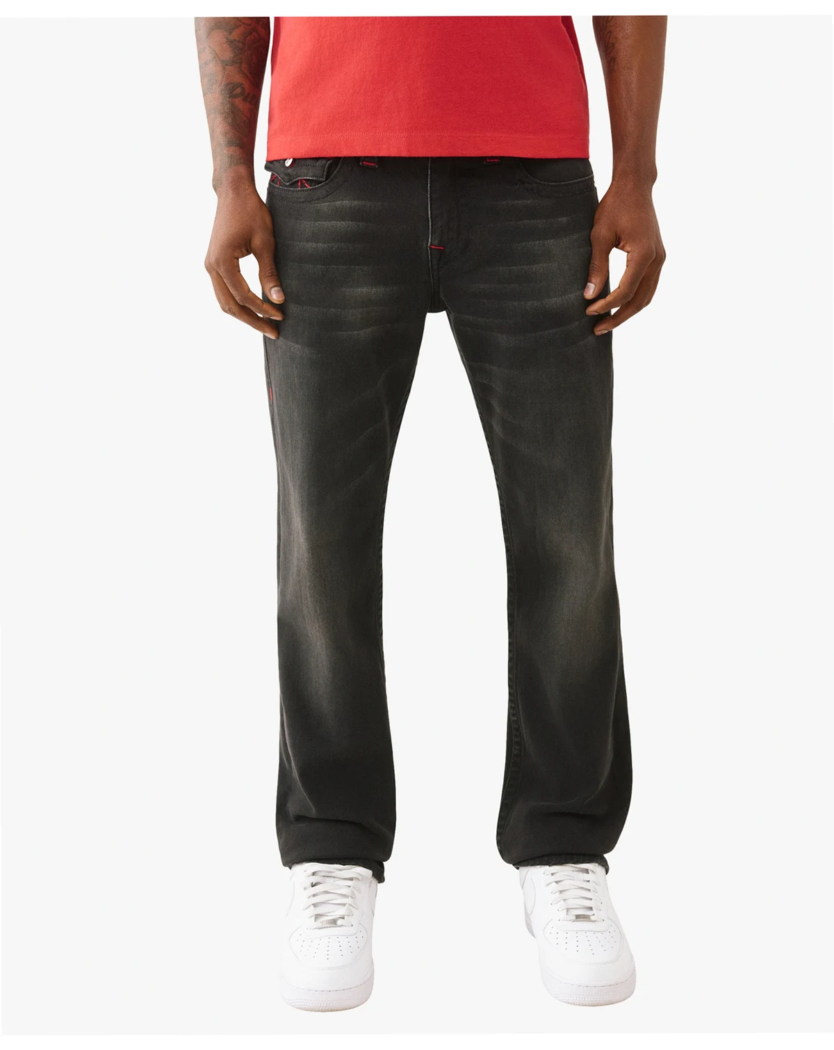 Men's Ricky Straight-Fit Super T Flap Jeans