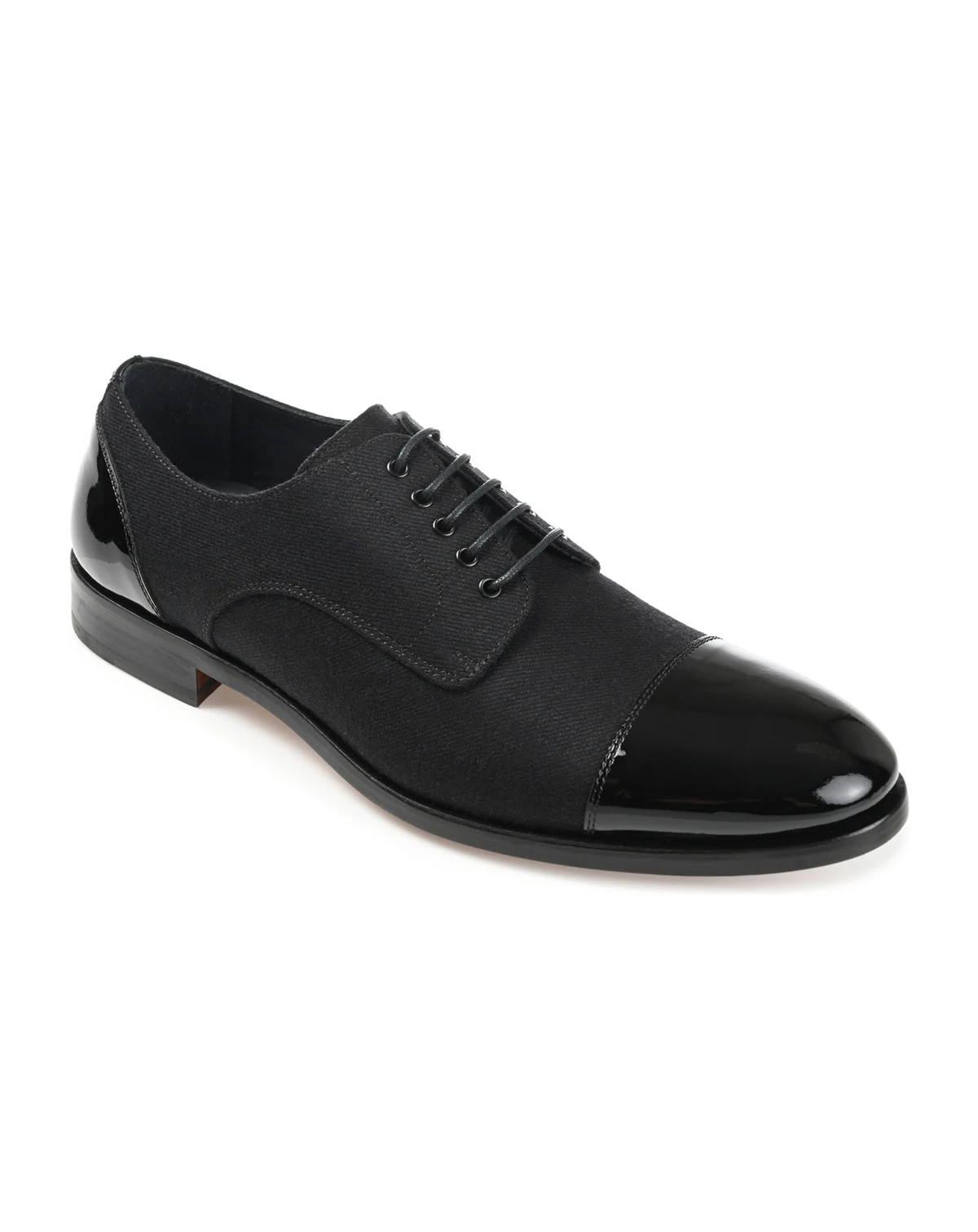 Men's Jack Handcrafted Leather, Velvet and Wool Dress Shoes