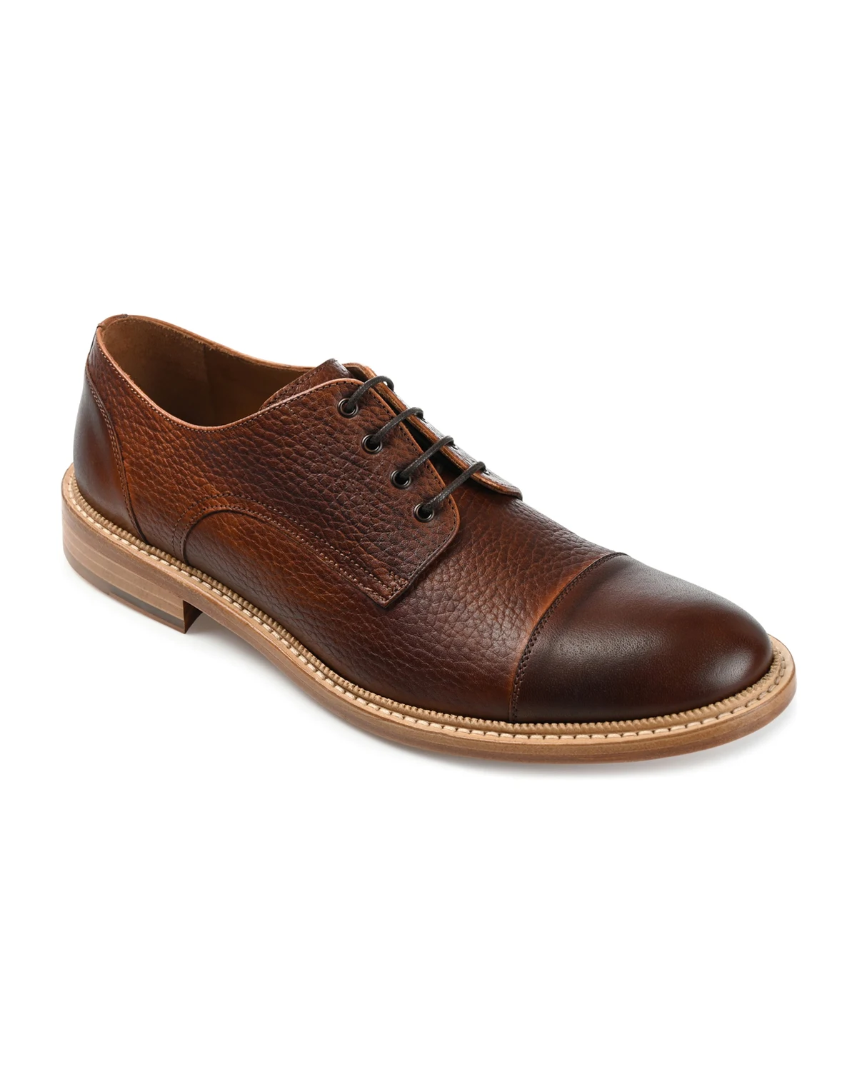 Men's Rome Full-Grain Leather Cap Toe Dress Shoes