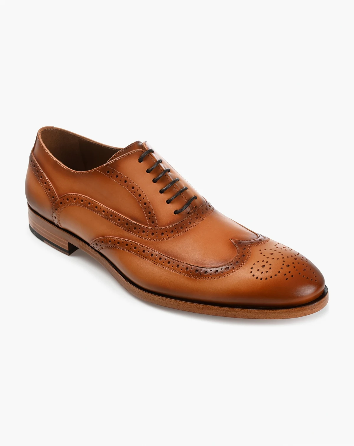 Men's Beck Handcrafted Brogue Wingtip Leather Dress Shoes