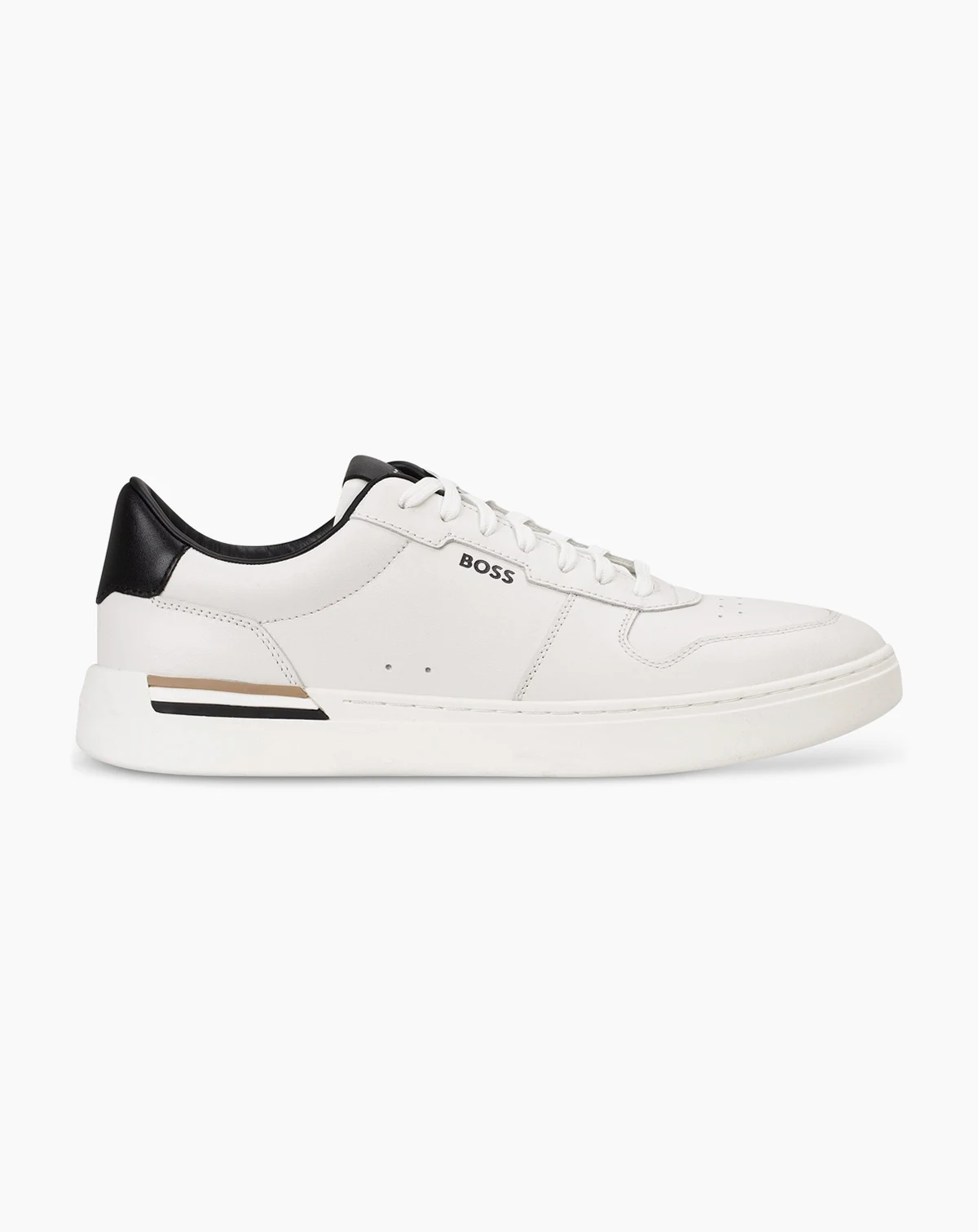 Men's Clint Leather Tennis-Style Sneakers